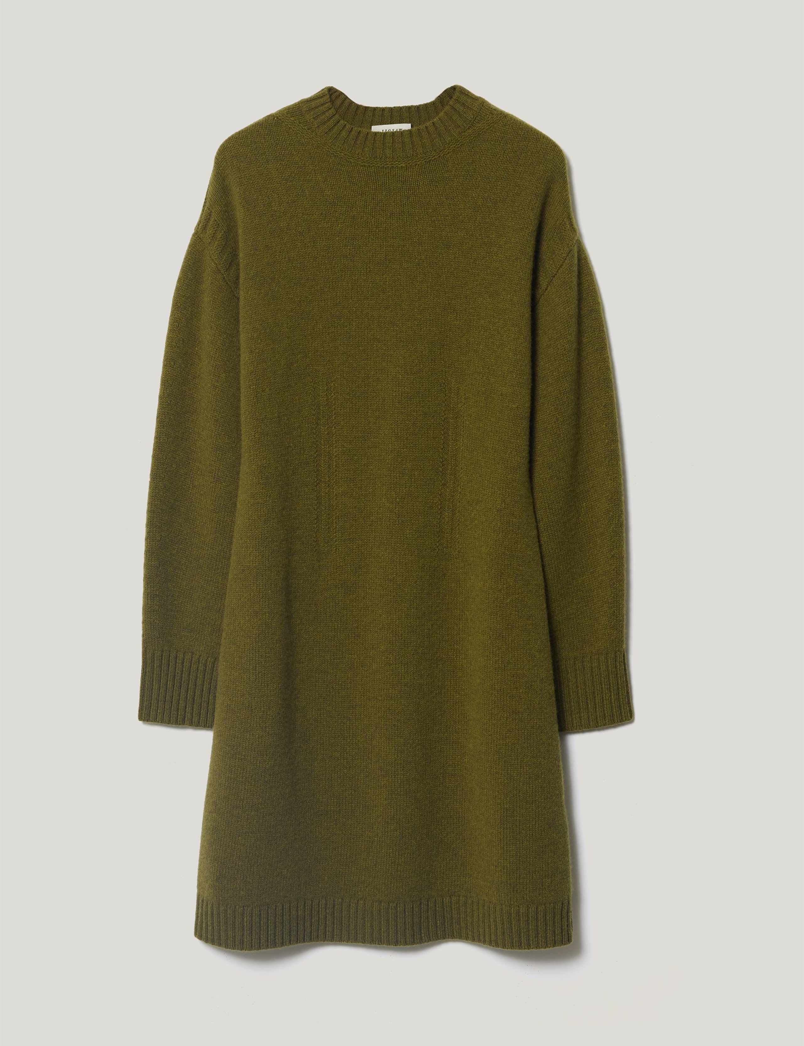 Pure Wool Knitted Mini Jumper Dress 2 of 6