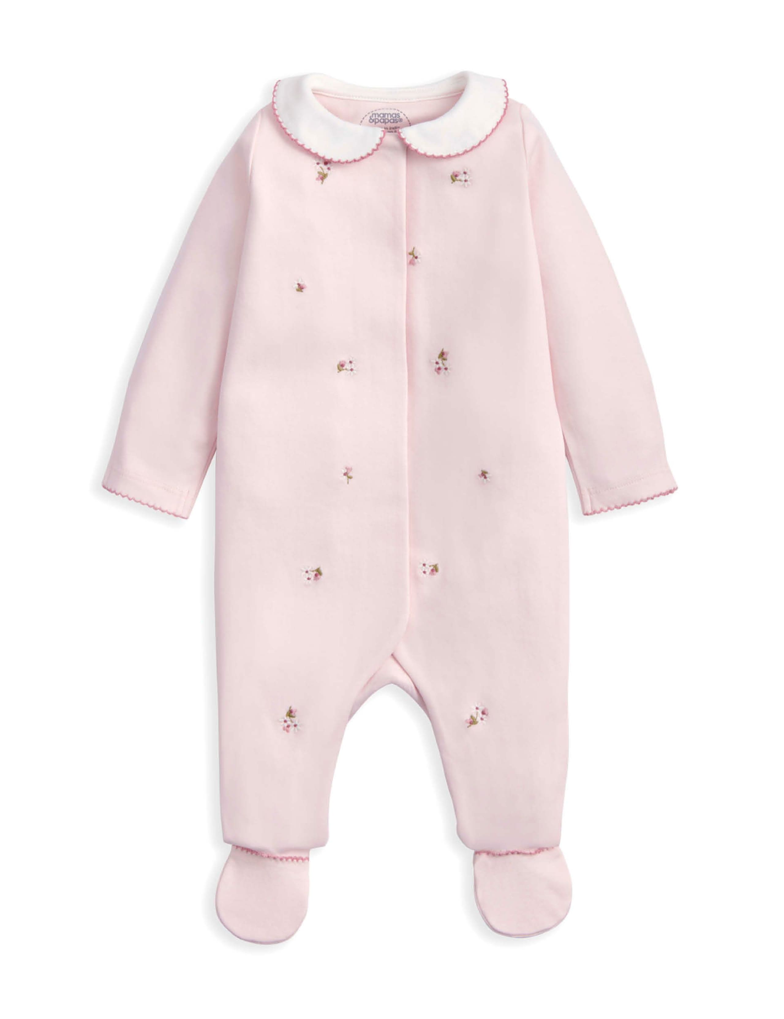 3pc Pure Cotton Embroidered Starter Set (0-6 Mths) 4 of 5