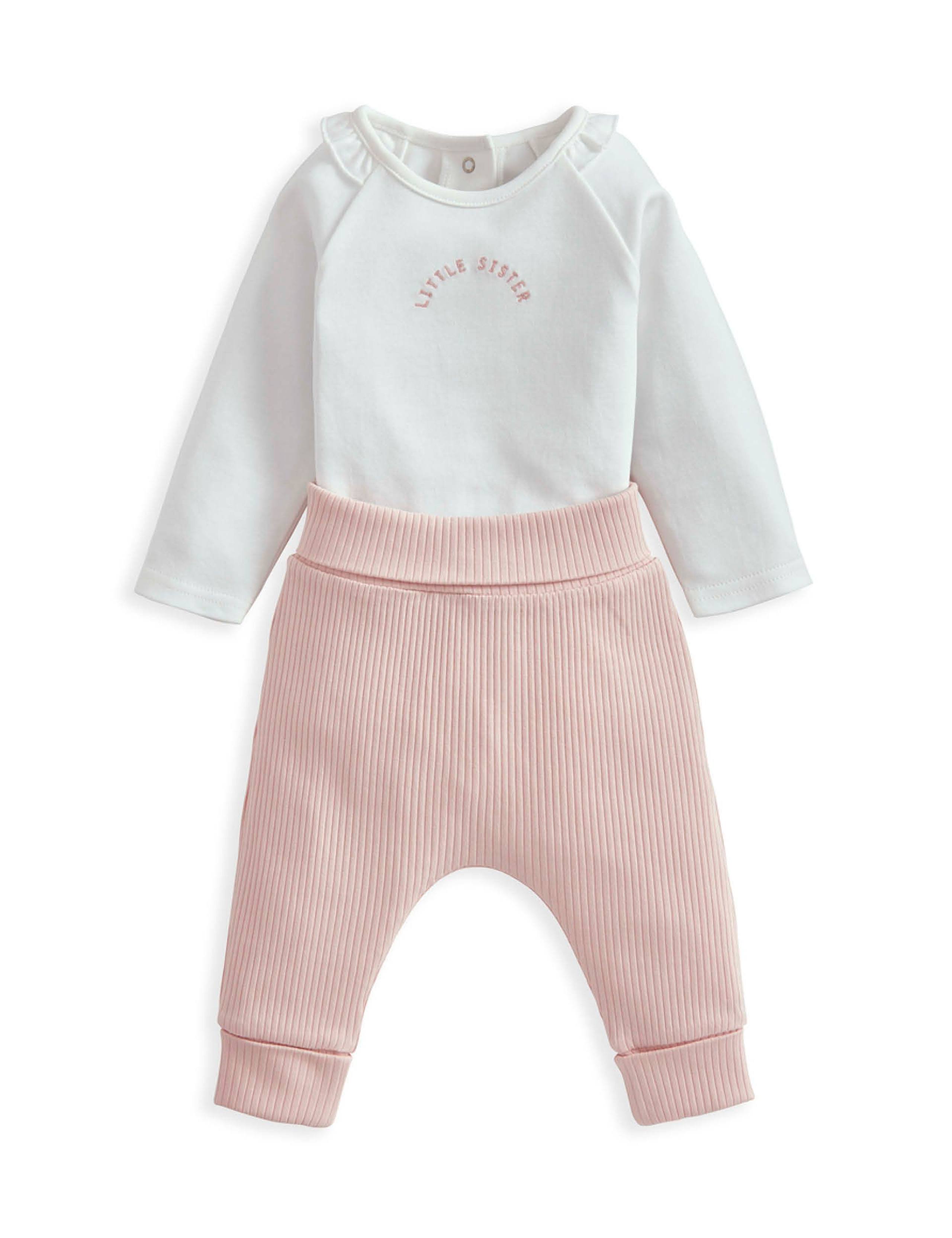 2pc Cotton Rich Print Bodysuit & Leggings Set (0-9 Mths) 2 of 4