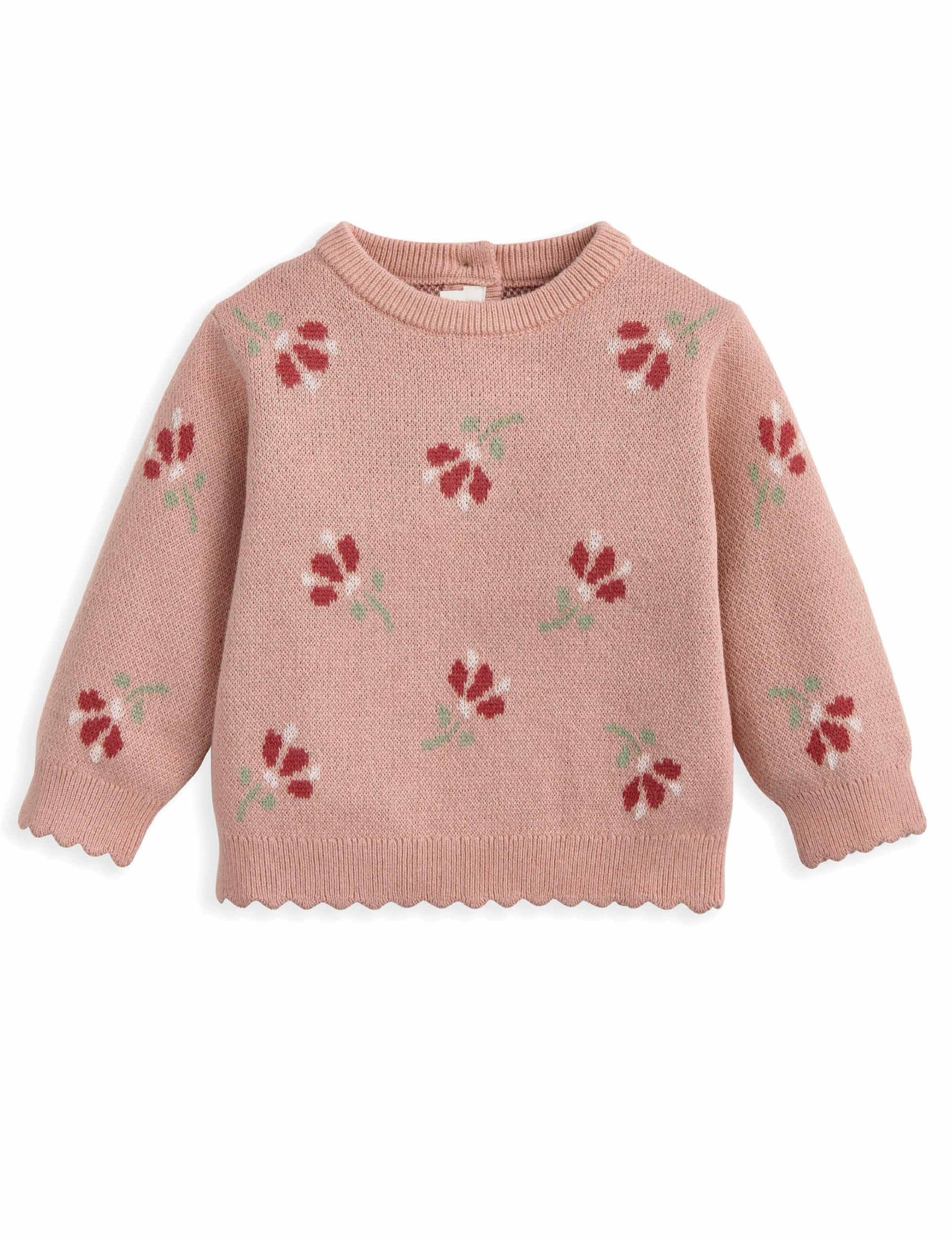 2pc Pure Cotton Floral Outfit (0-12 Mths) 3 of 4