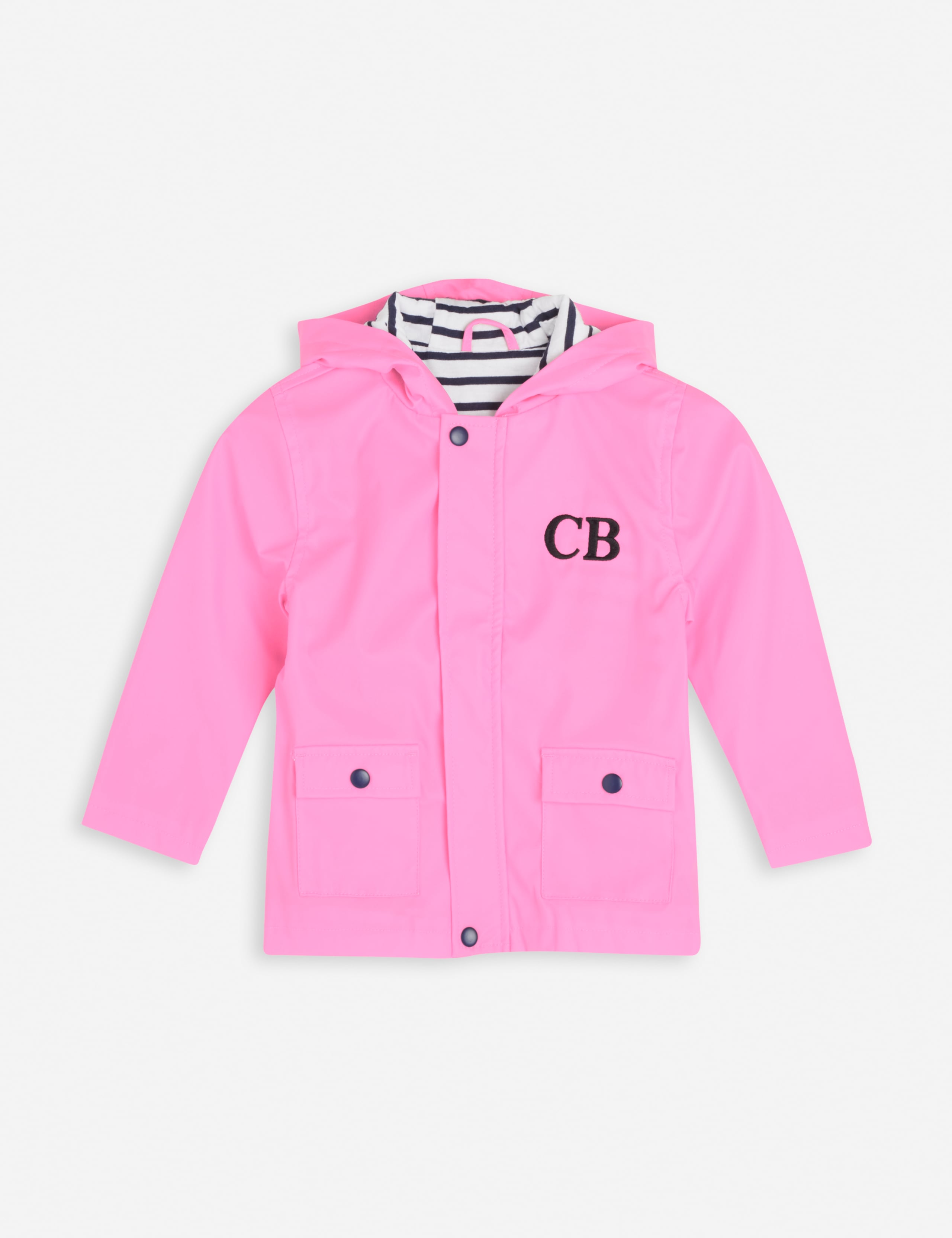 Personalised Pink Rain Jacket (6 Mths-4 Yrs) 1 of 3
