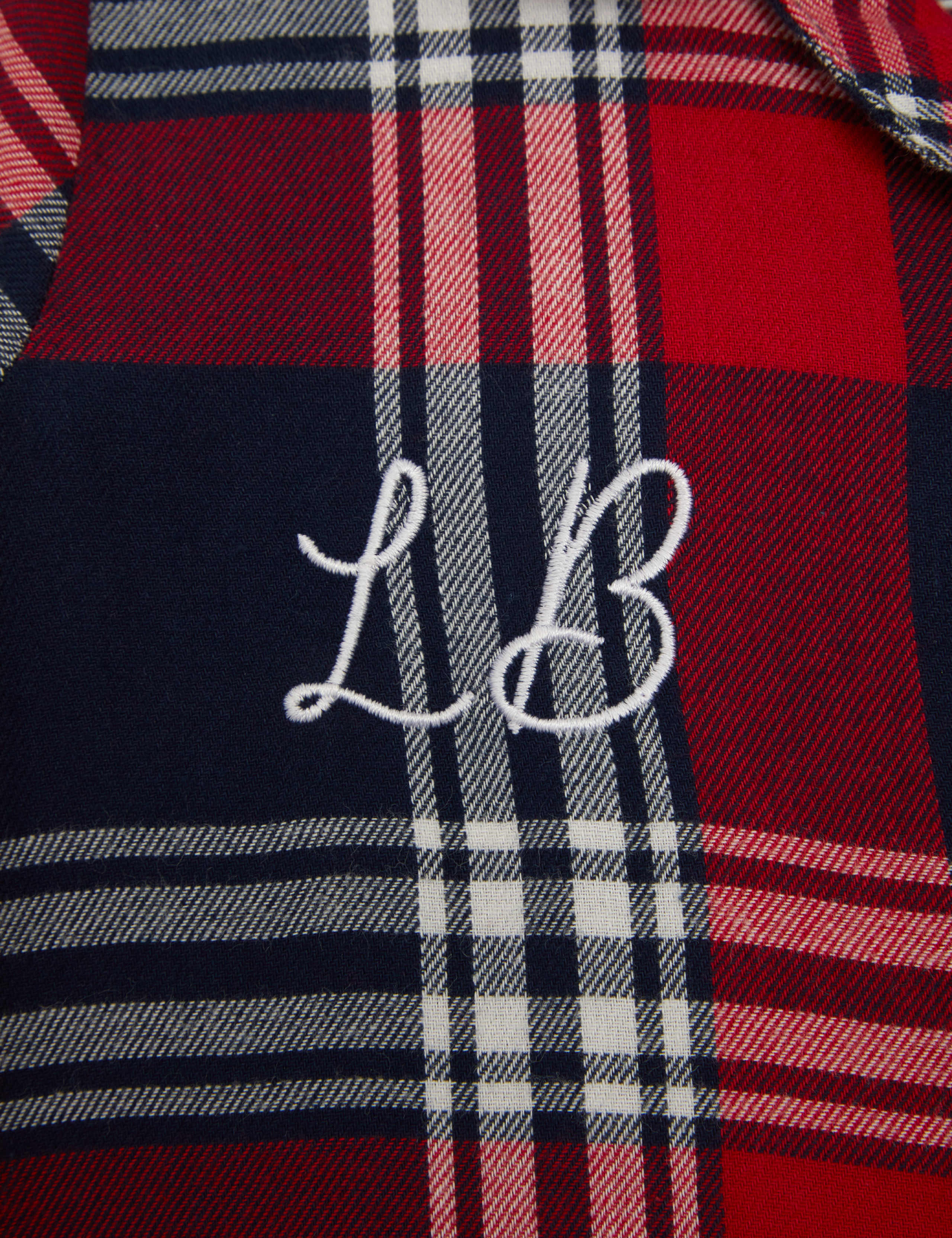Personalised Red Tartan Baby Romper (0-3 Yrs) 3 of 3