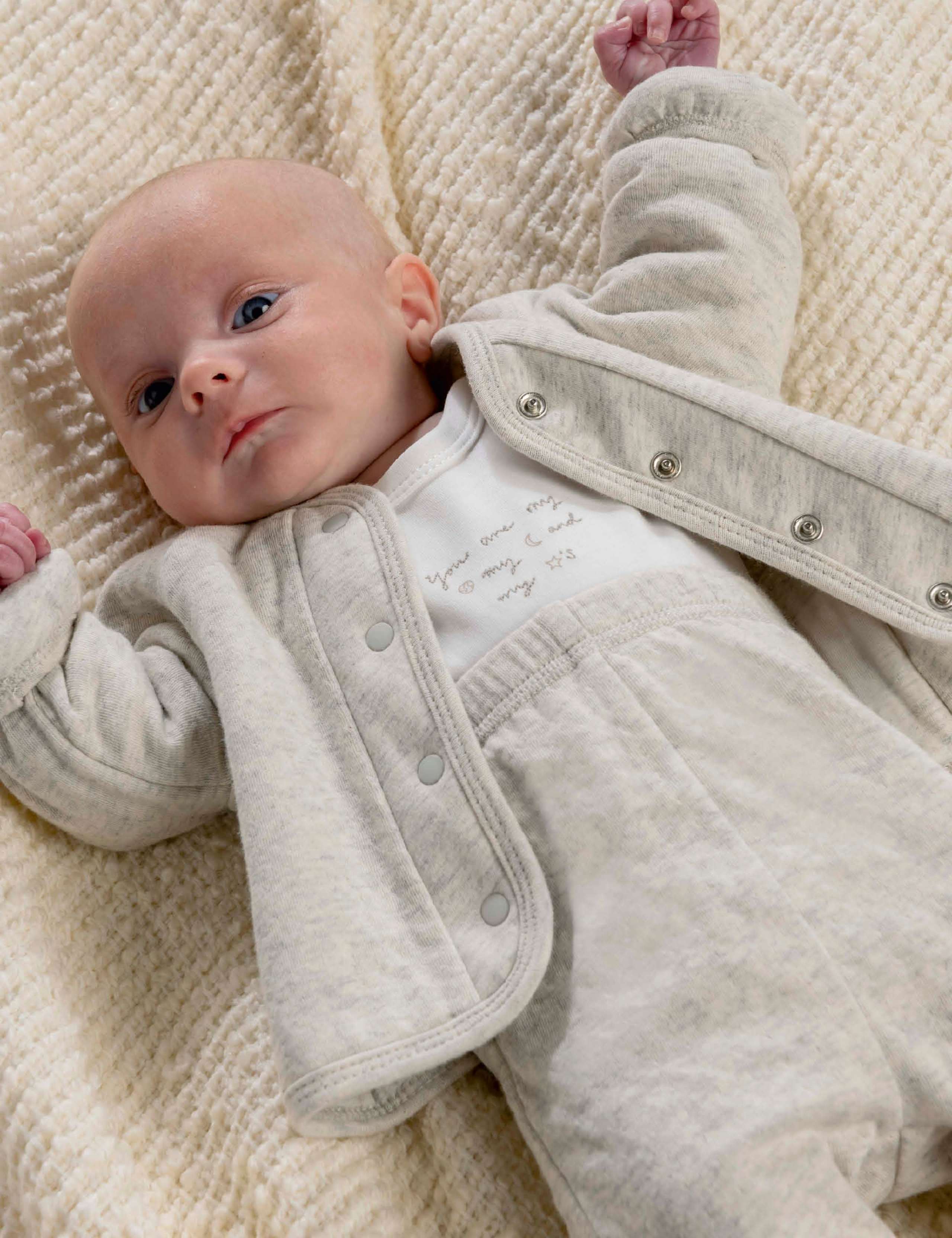 3pc Pure Cotton Outfit (0-9 Mths) 12 of 13