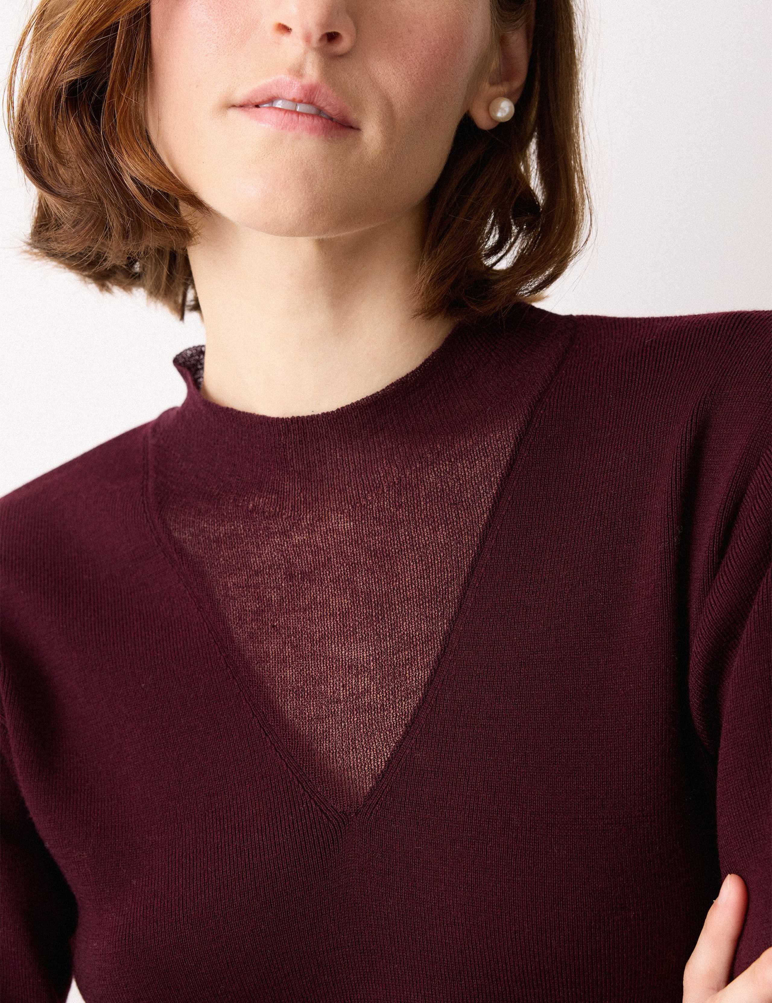 Wool Rich Knitted Midi Skater Dress 4 of 5