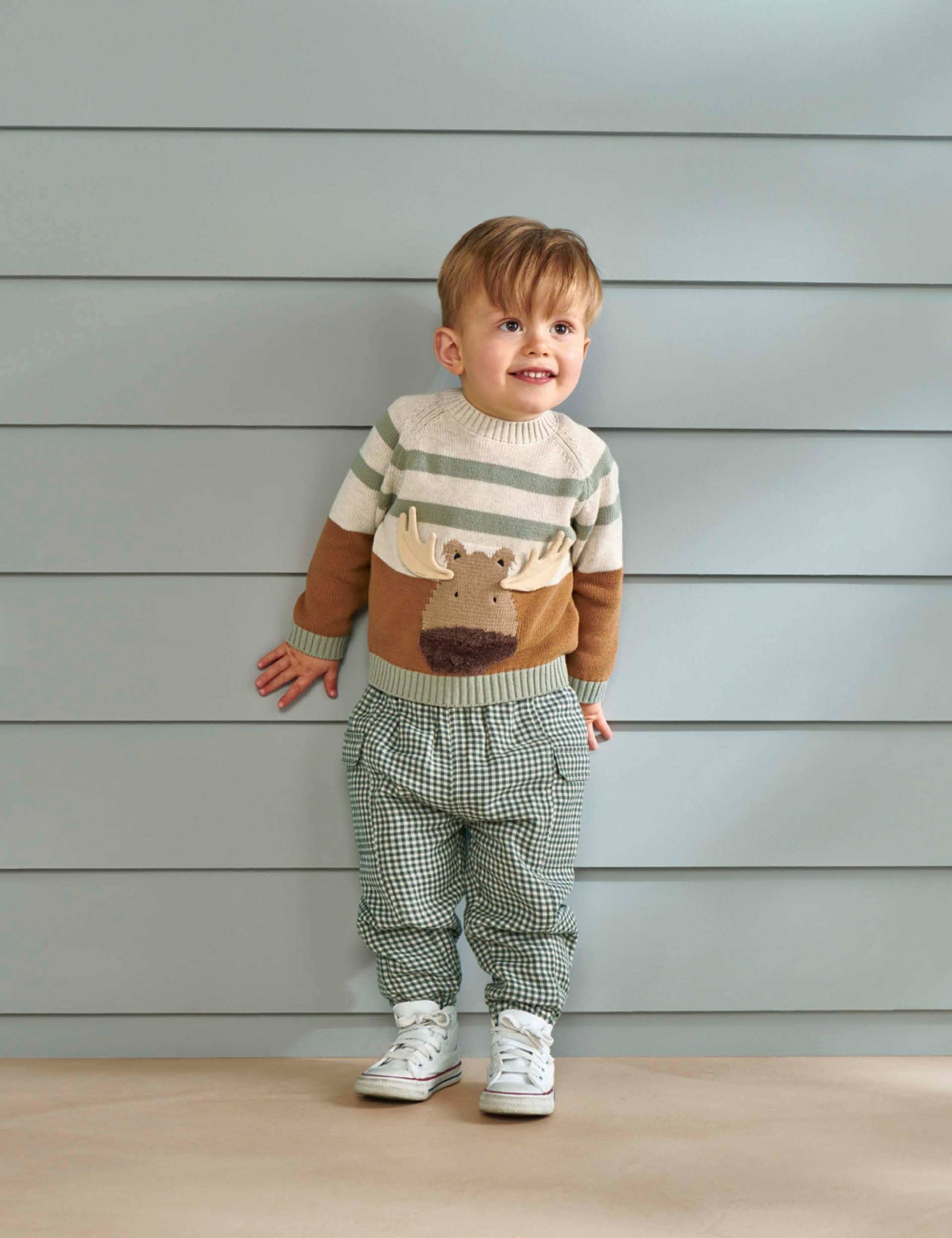 Cotton Rich Moose Jumper (0-24 Mths) 4 of 5