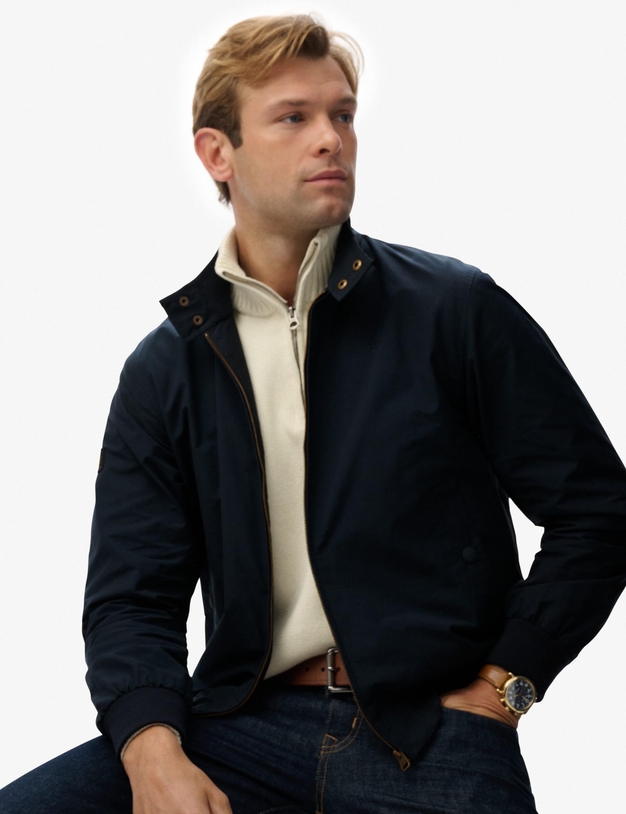 Cotton Blend Harrington Jacket 4 of 7
