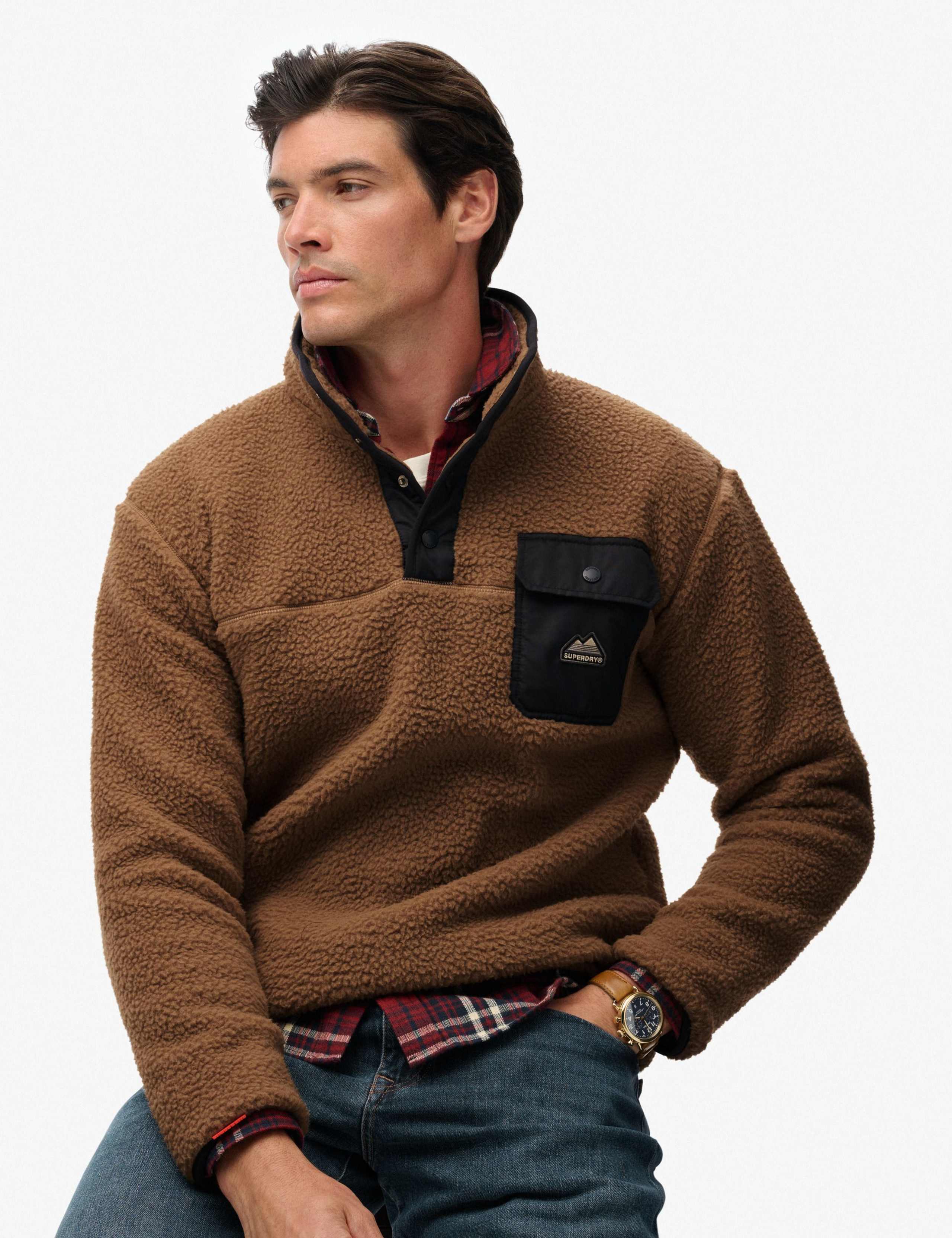 Fleece Half Popper Jumper 5 of 8