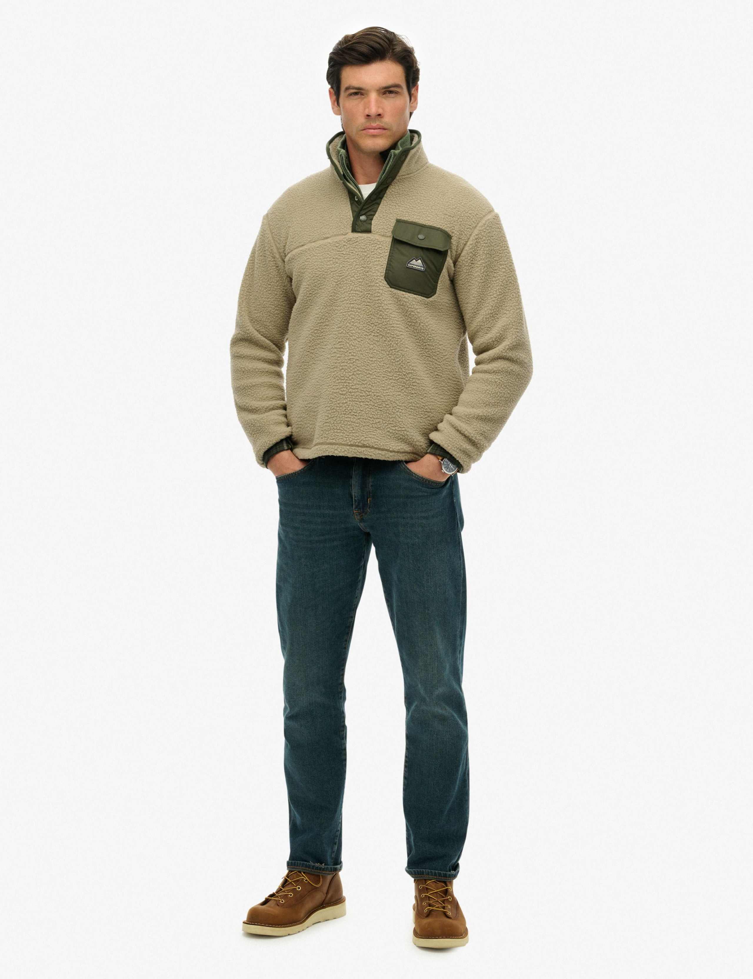 Fleece Half Popper Jumper 2 of 6