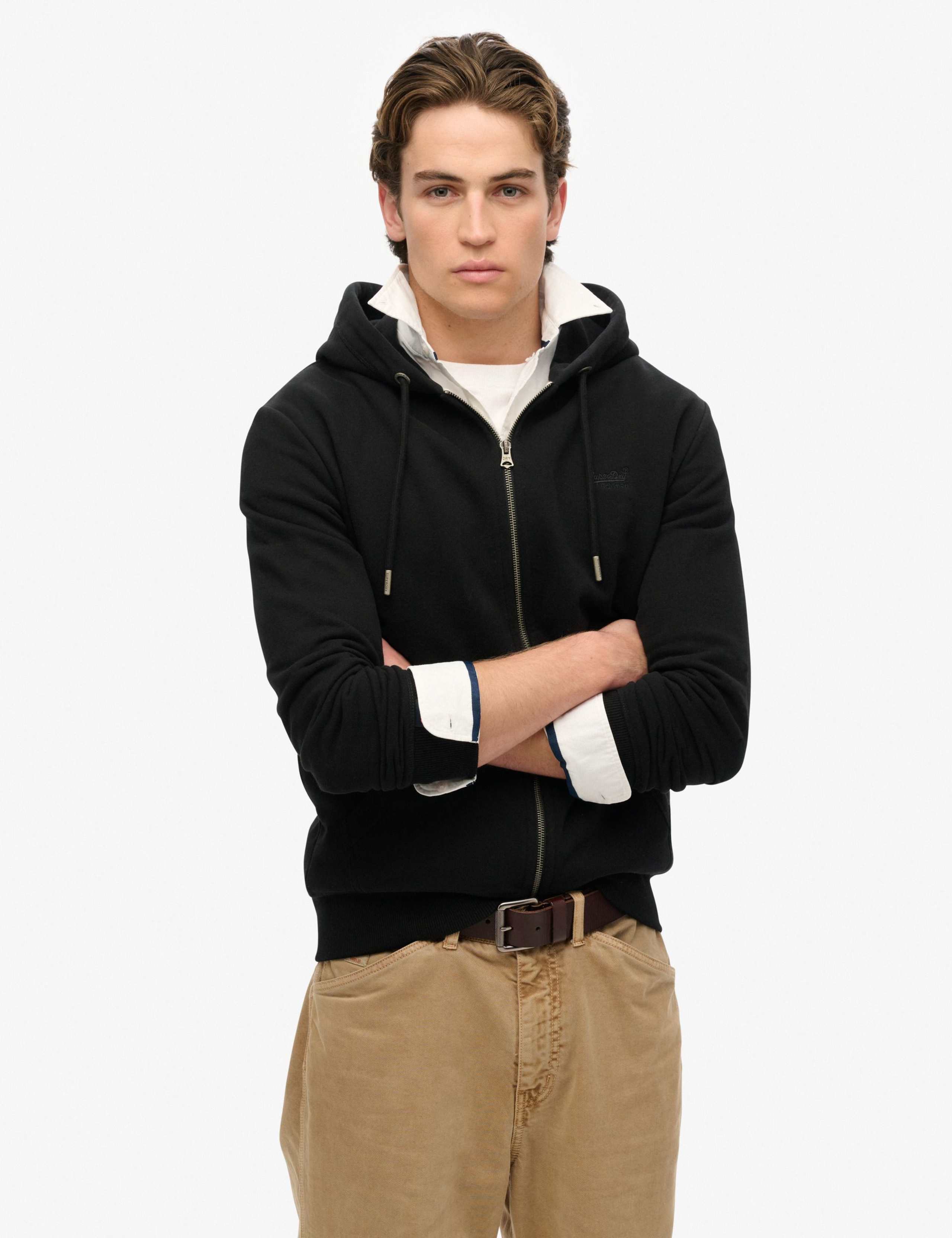 Cotton Rich Zip Up Hoodie 3 of 7