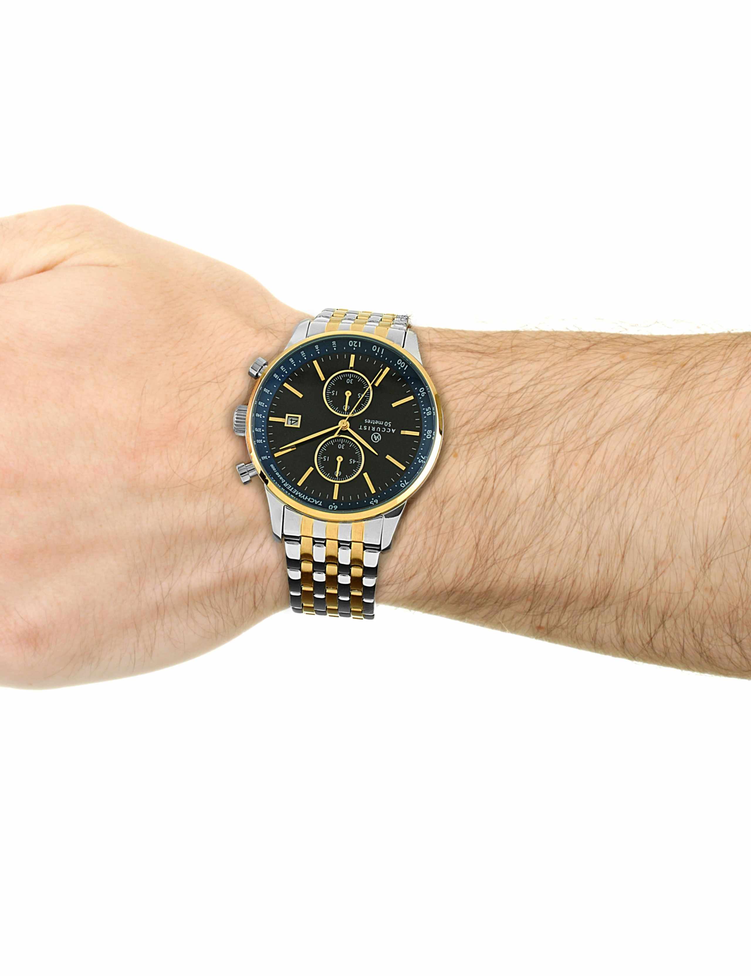Accurist Chrono Stainless Steel Watch 3 of 6