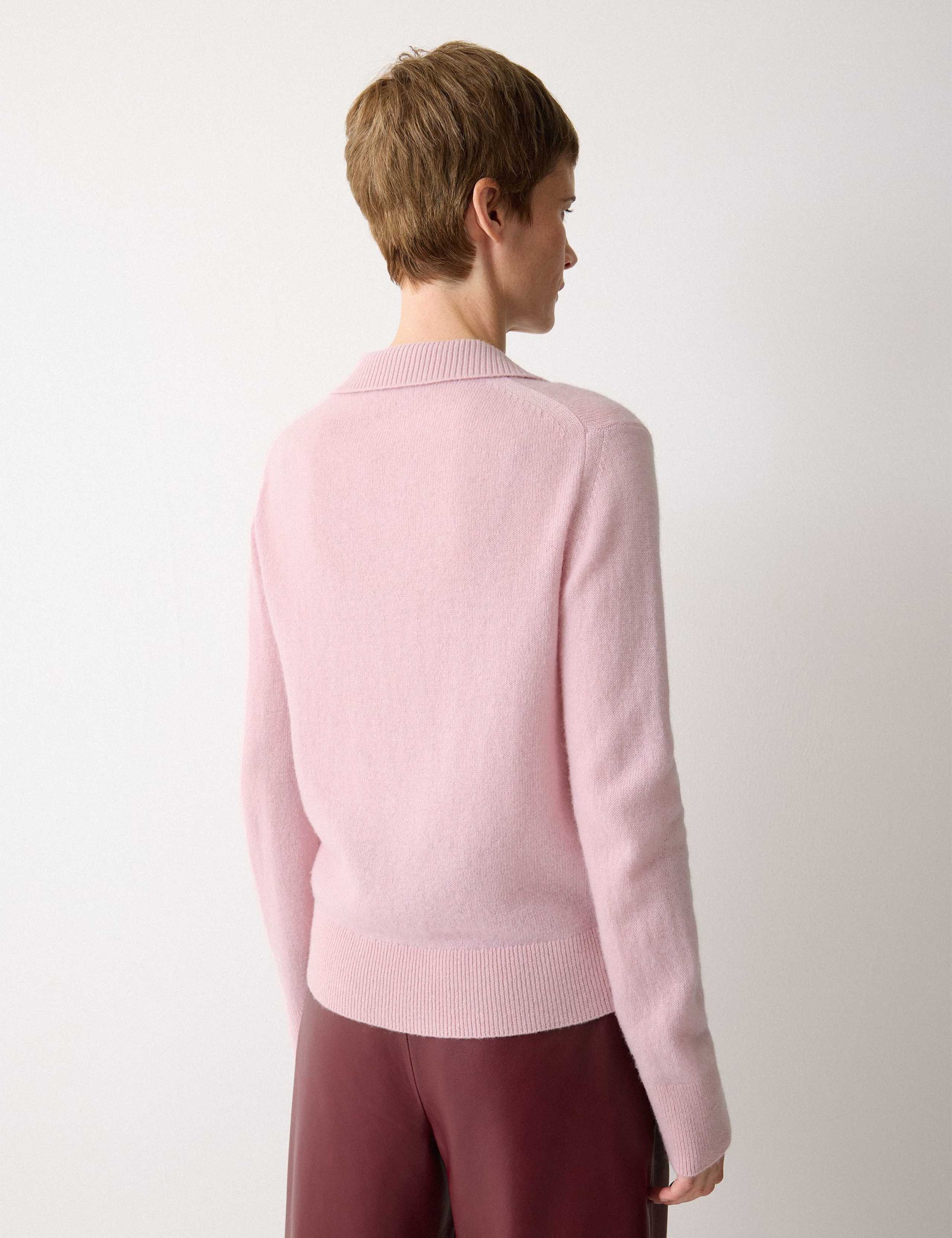 Wool Rich Collared V-Neck Jumper 3 of 5