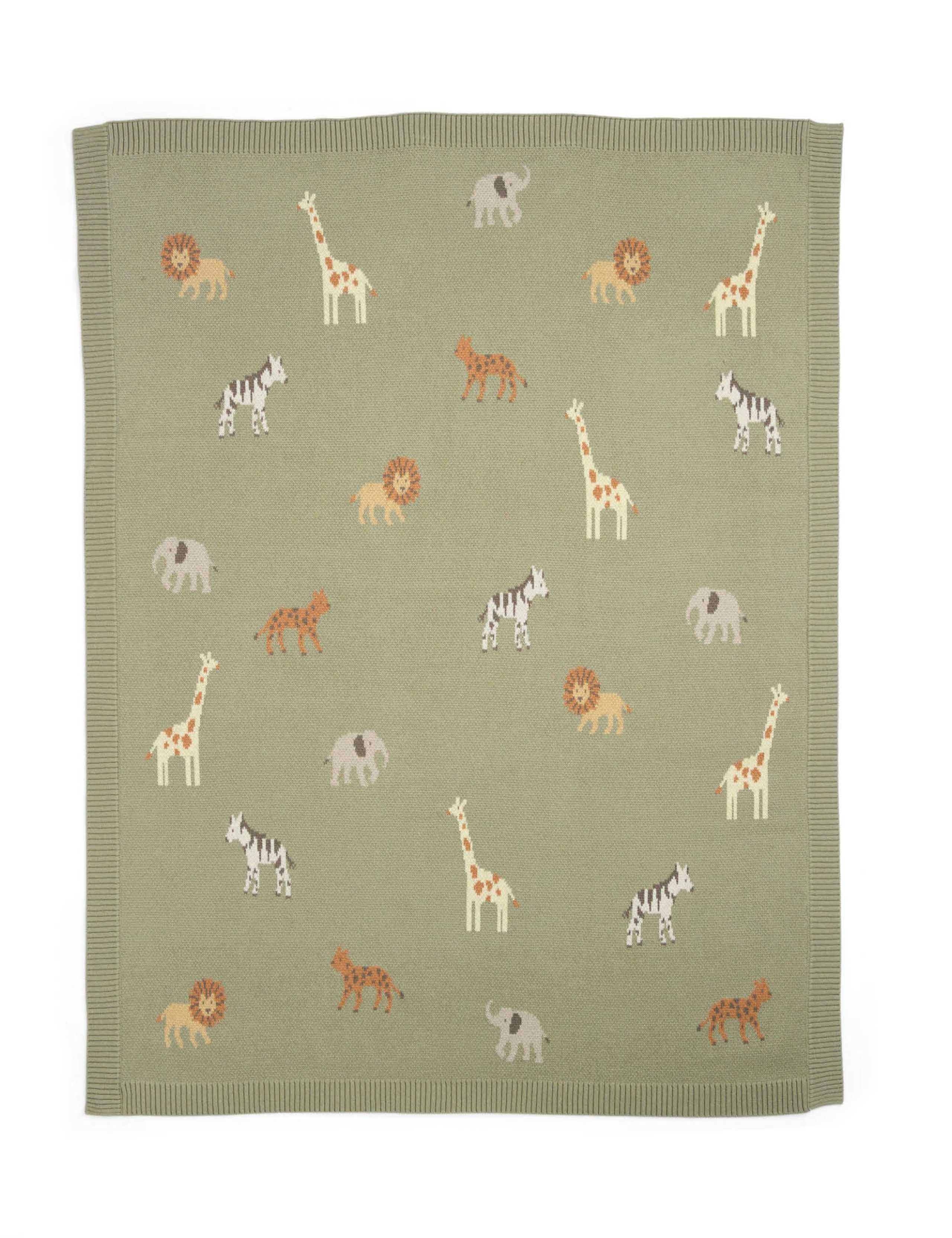 Safari Knitted Blanket 3 of 4