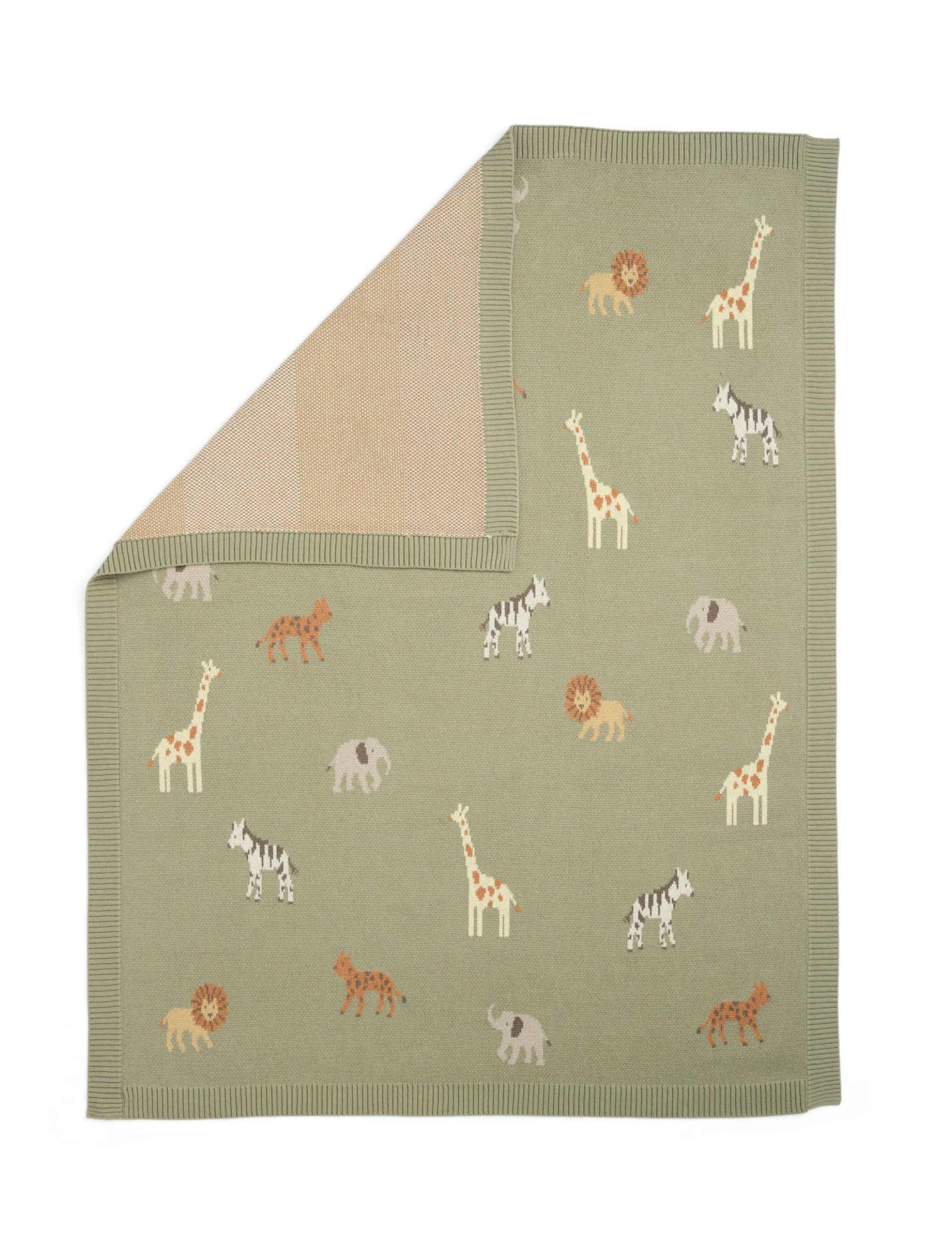Safari Knitted Blanket 4 of 4