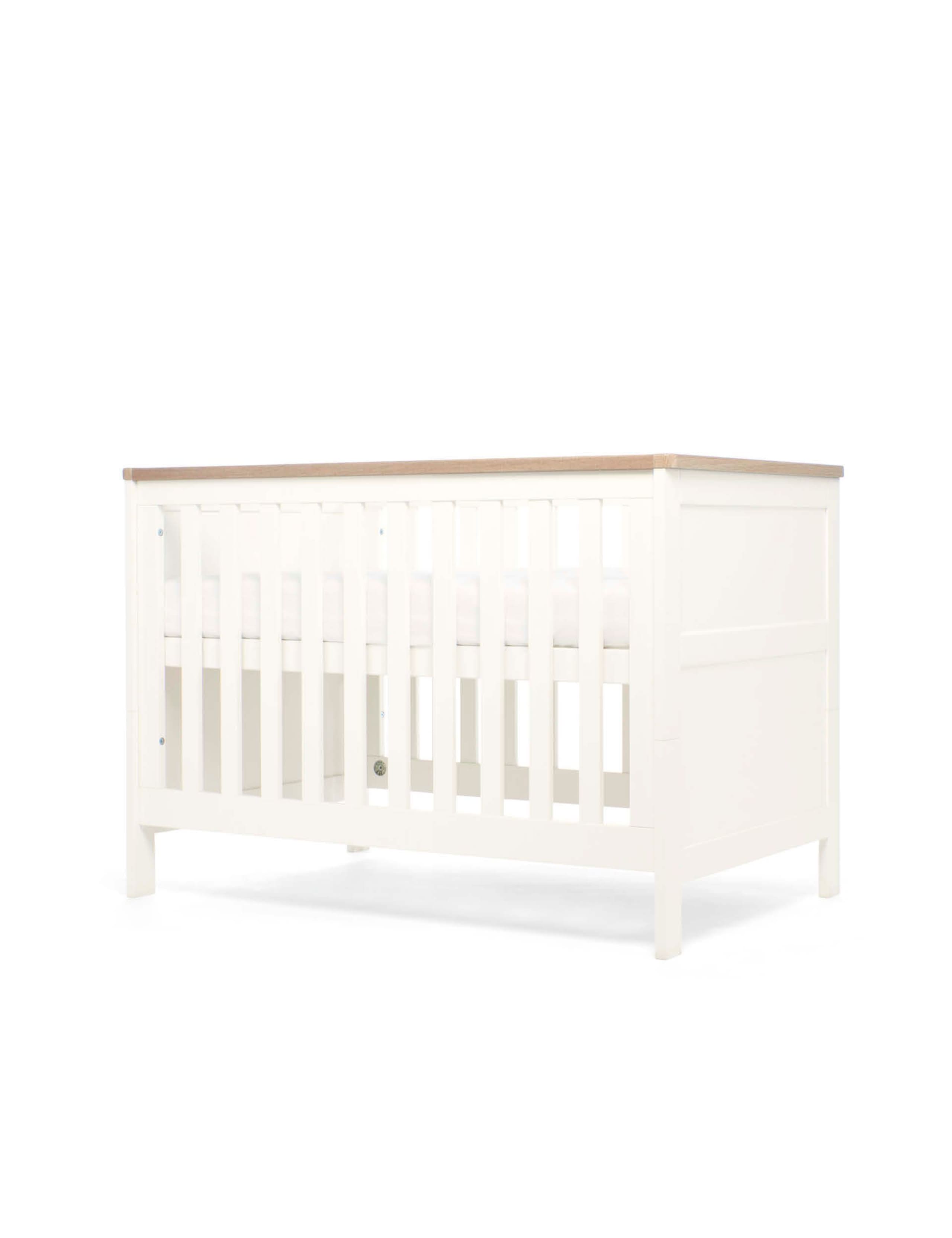 Wedmore Small Cotbed - White/Natural 3 of 6