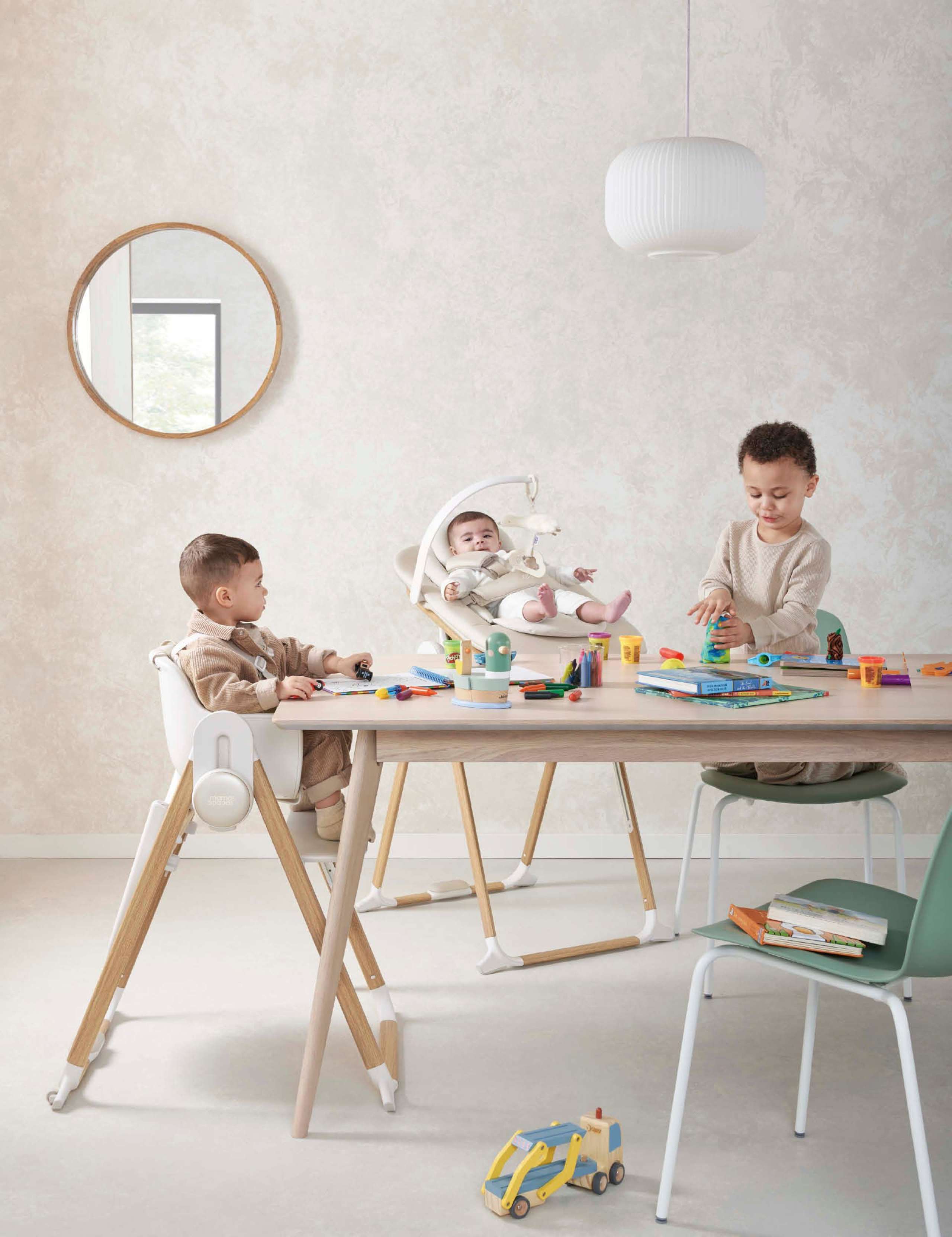 3pc Eno Bouncer & High Chair Set 1 of 7