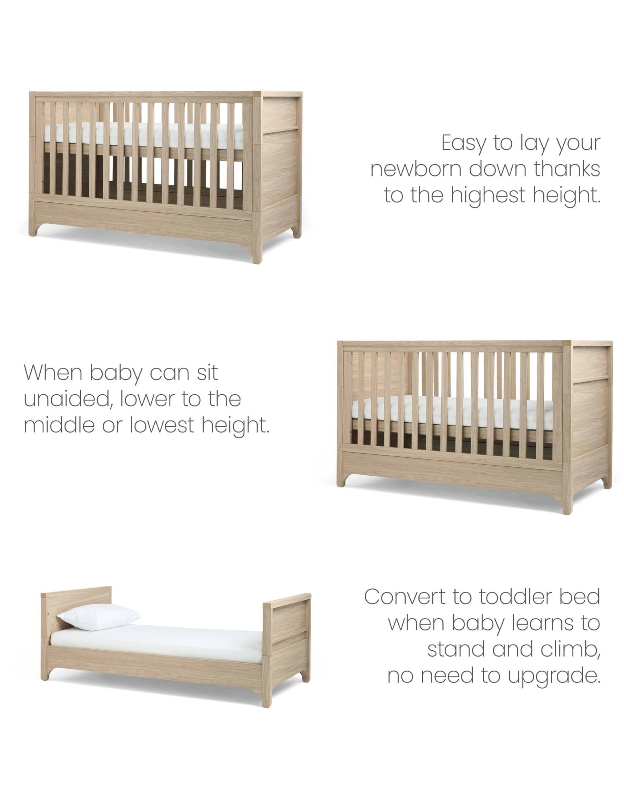 Barton Cot Bed, 3 Drawer Chest & Wardrobe Set 6 of 7