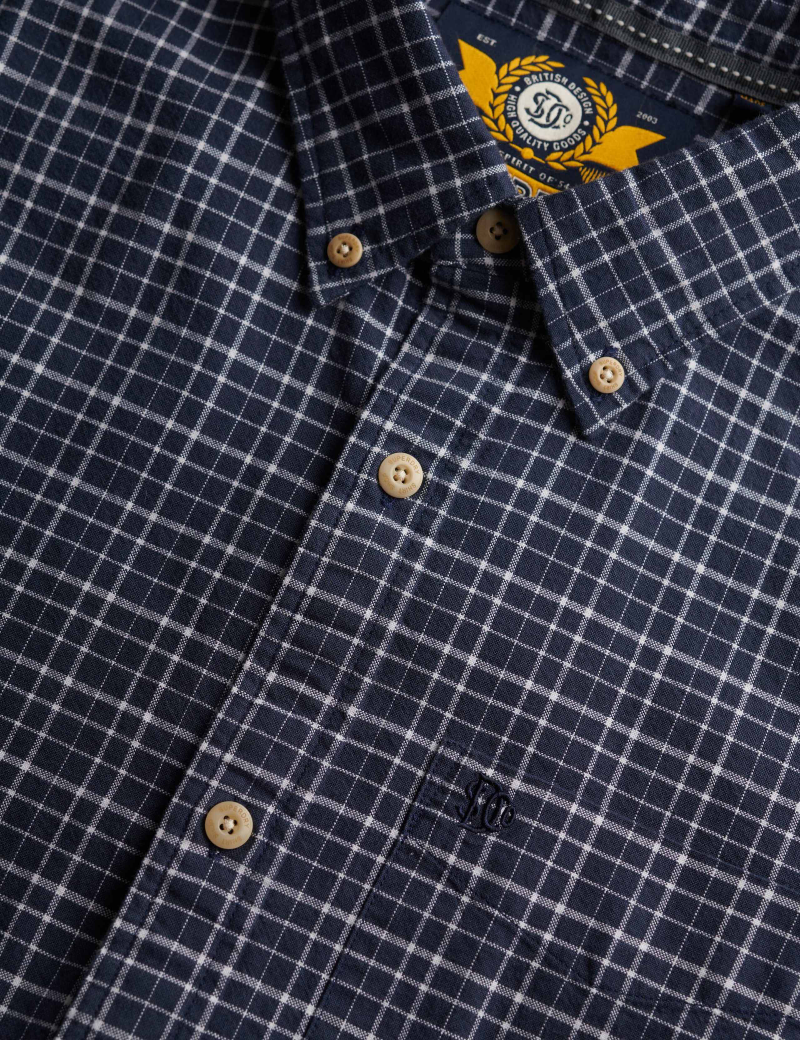 Relaxed Fit Pure Cotton Checked Oxford Shirt 2 of 6