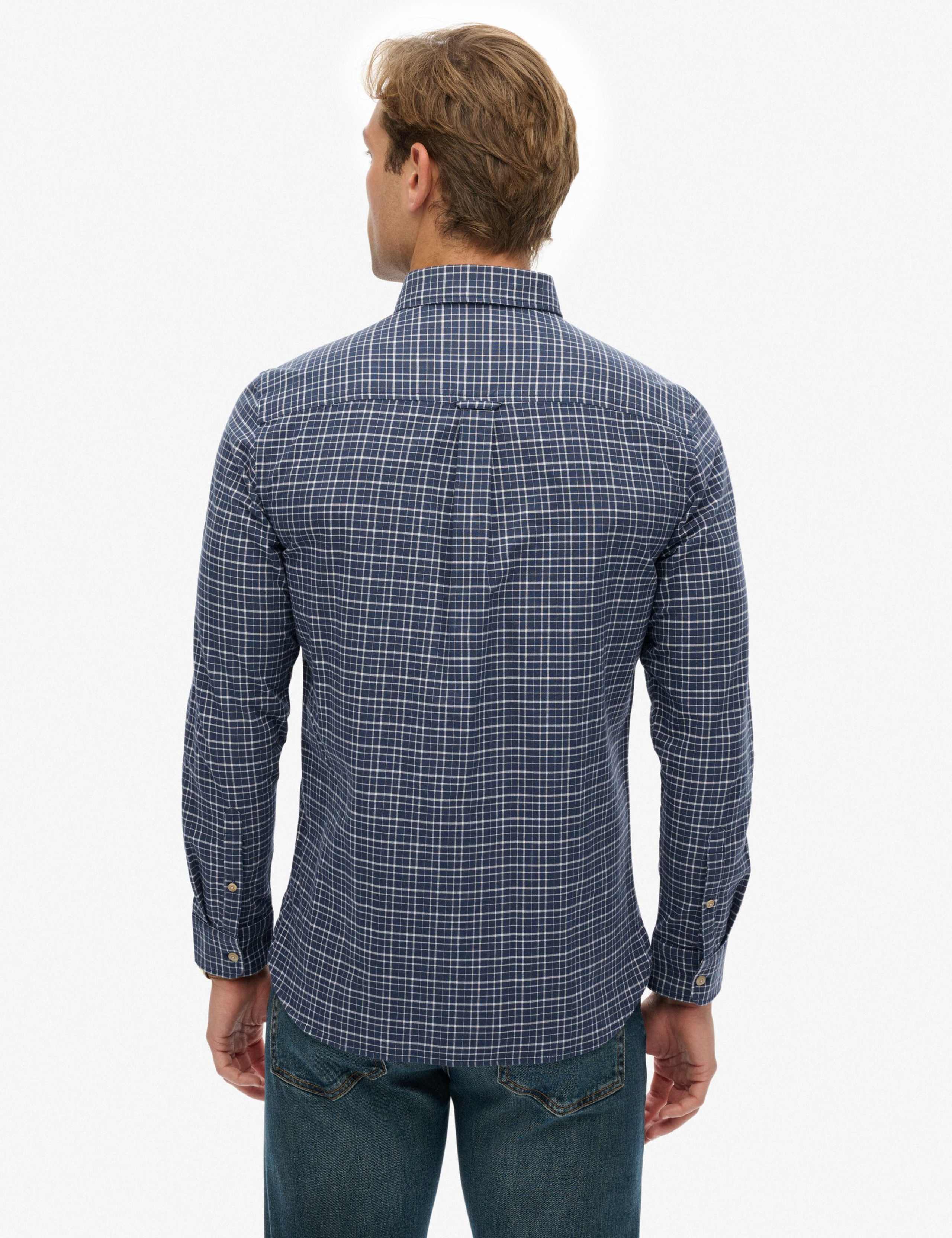 Relaxed Fit Pure Cotton Checked Oxford Shirt 5 of 6