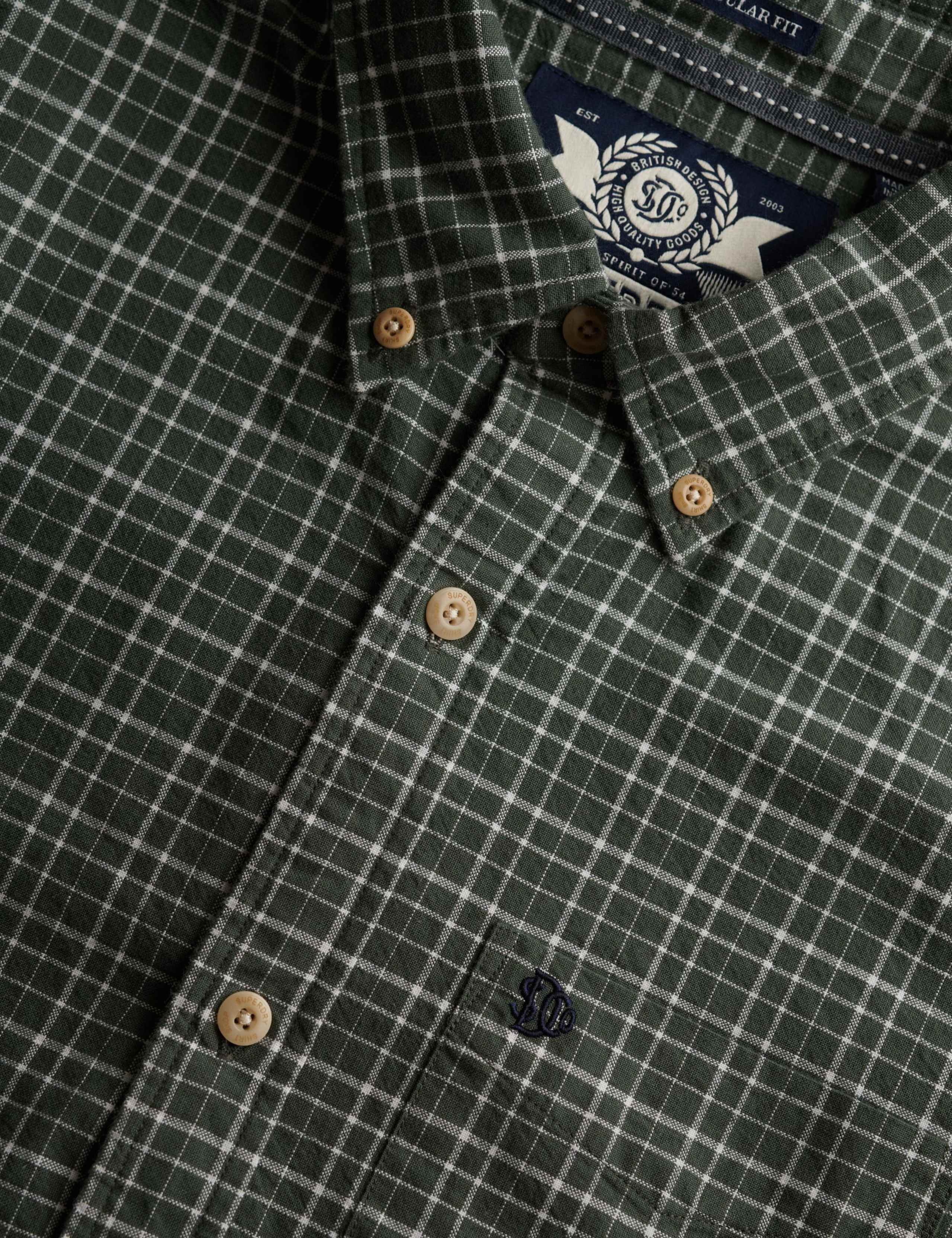 Relaxed Fit Pure Cotton Checked Oxford Shirt 4 of 4