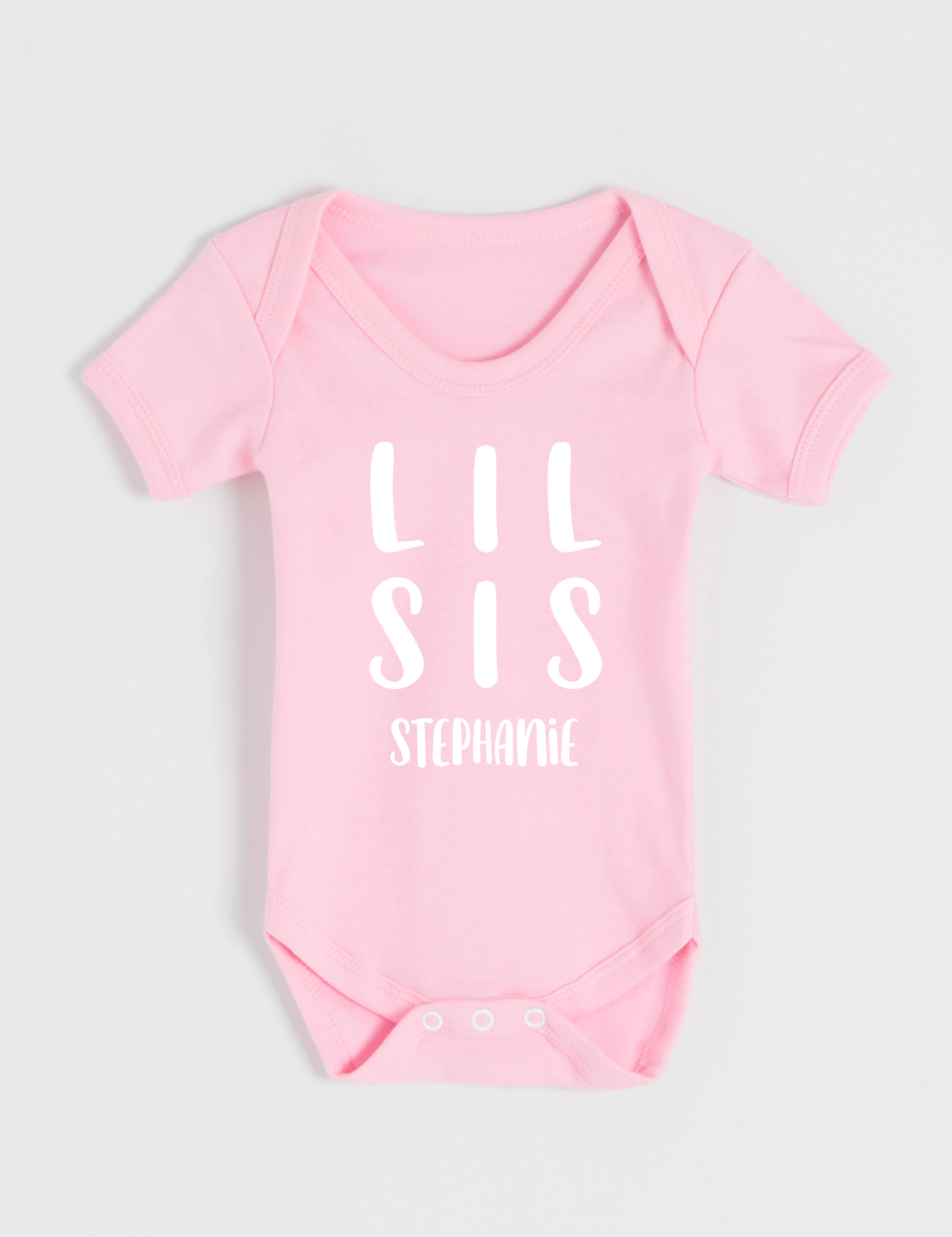 Personalised Lil Sibling Bodysuit (7lbs-6 Mths) 1 of 3