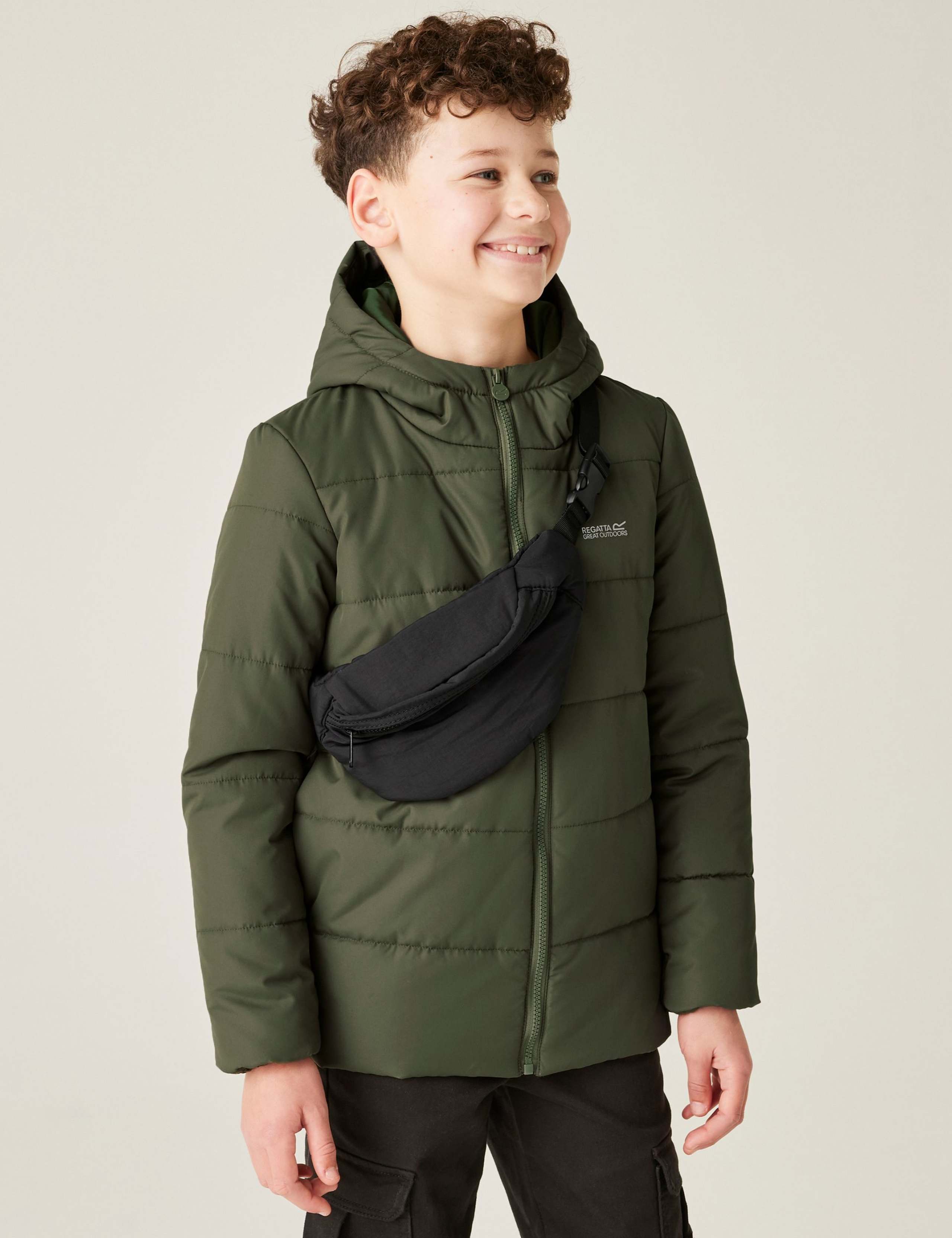 Halkner Hooded Puffer Jacket (3-14 Years) 1 of 7