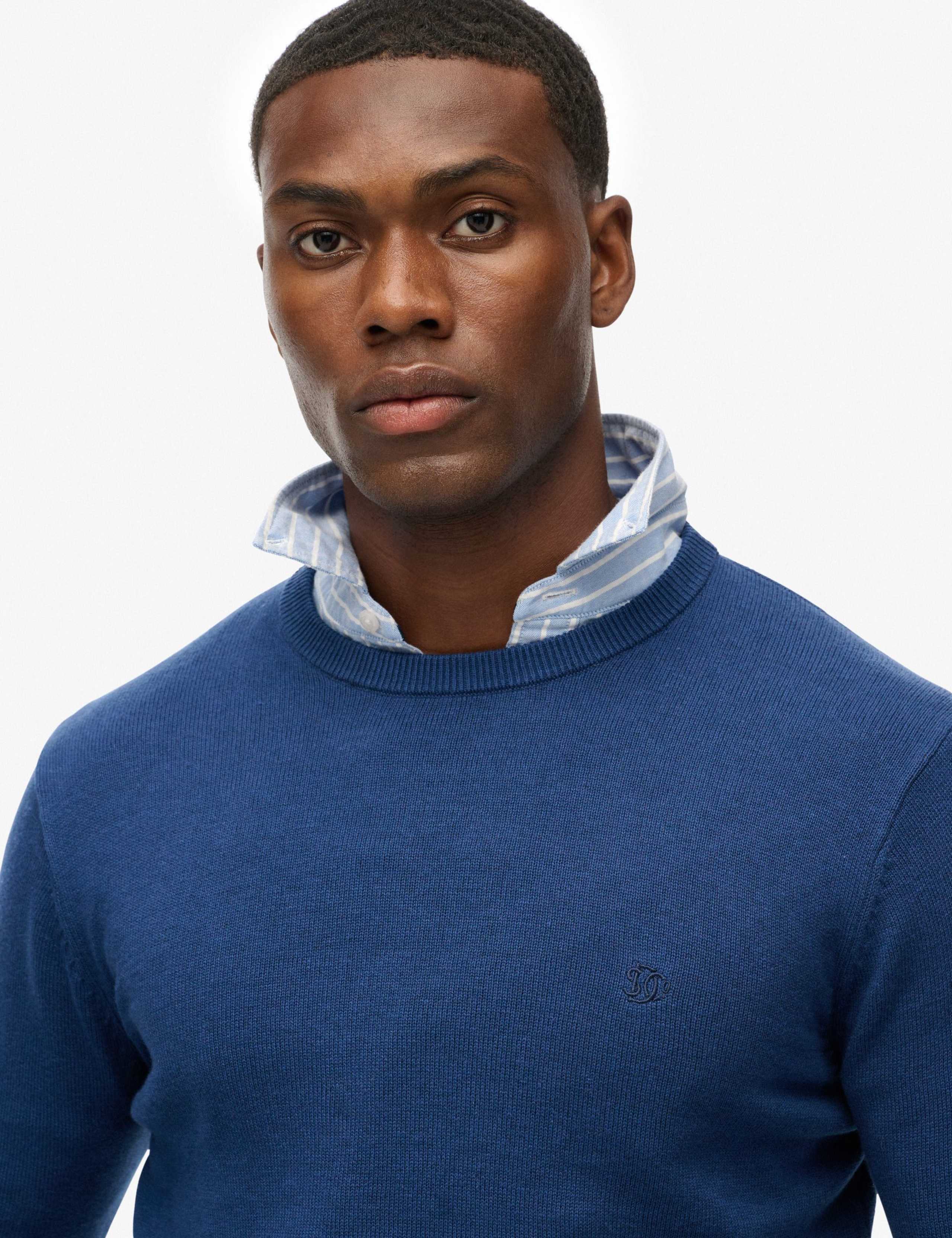 Pure Cotton Crew Neck Jumper 2 of 3