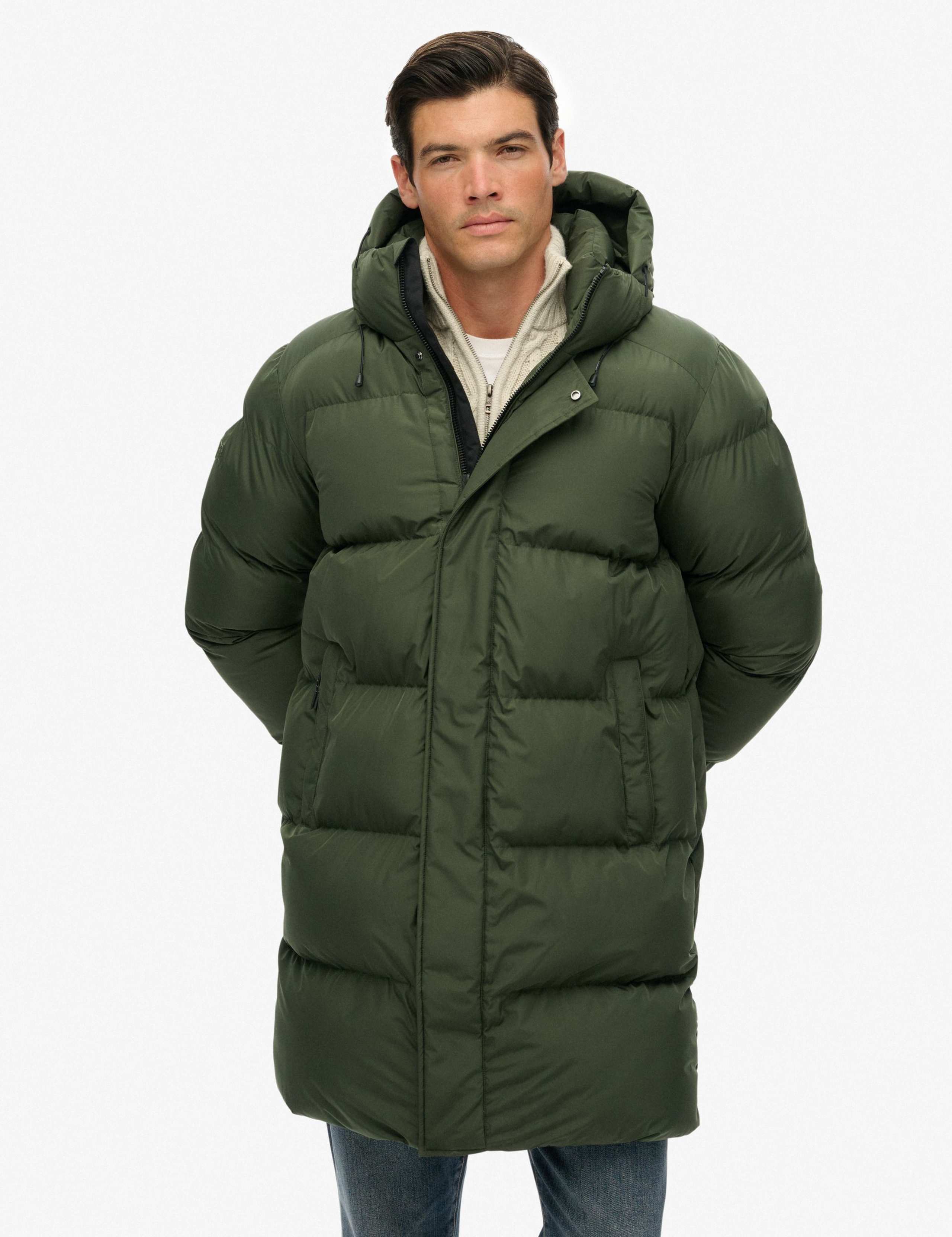 Hooded Sports Puffer Coat 3 of 7