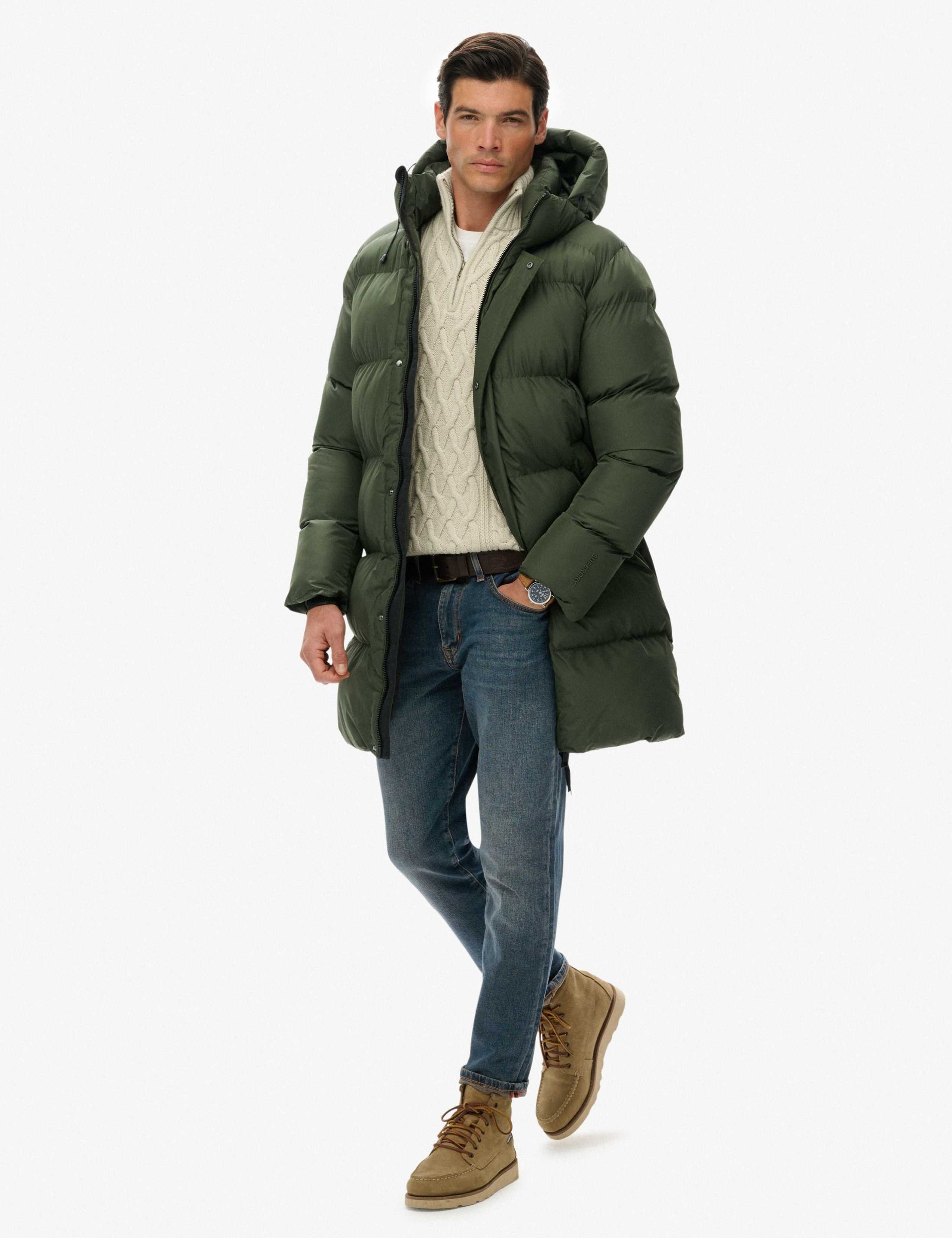 Hooded Sports Puffer Coat 5 of 7