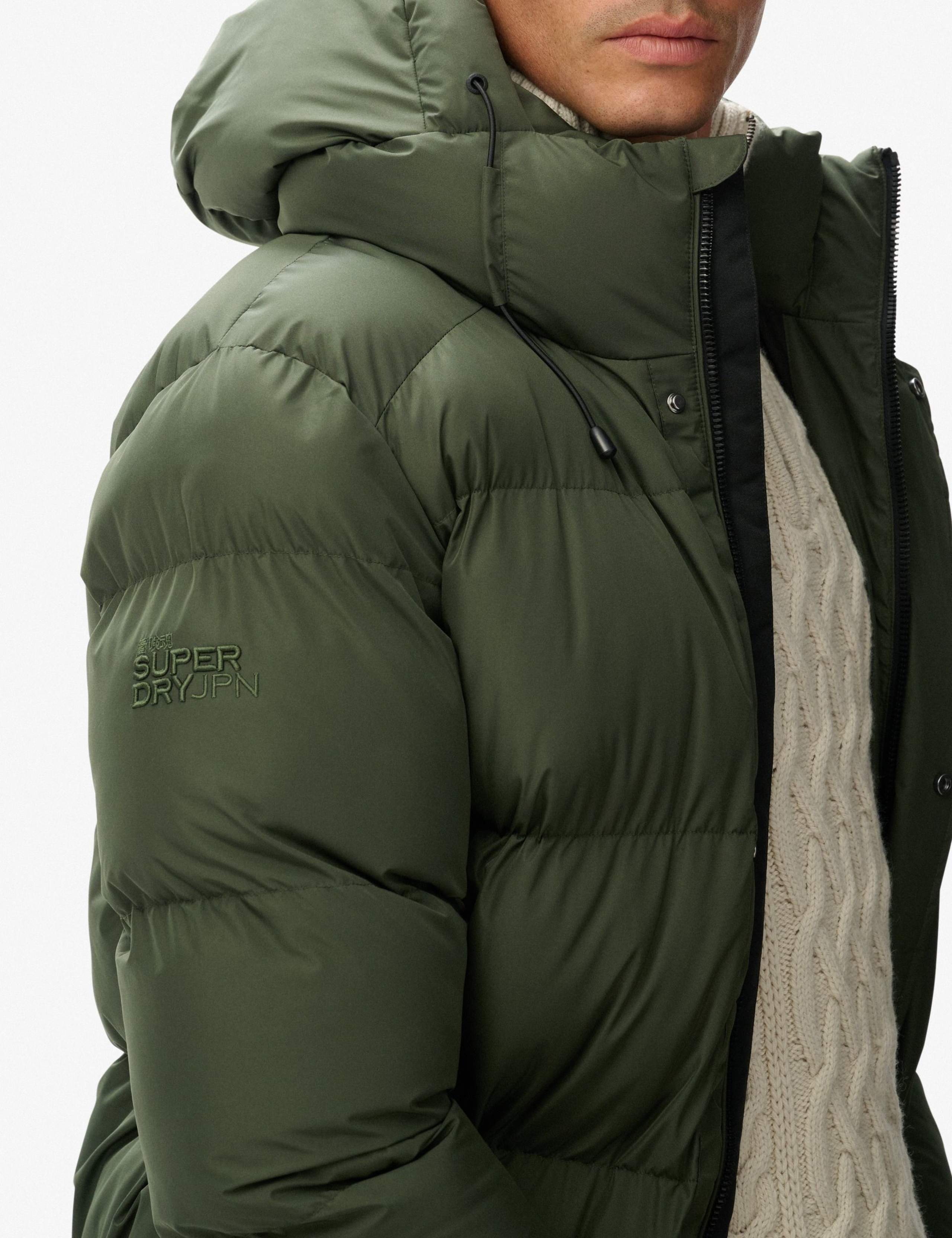 Hooded Sports Puffer Coat 6 of 7
