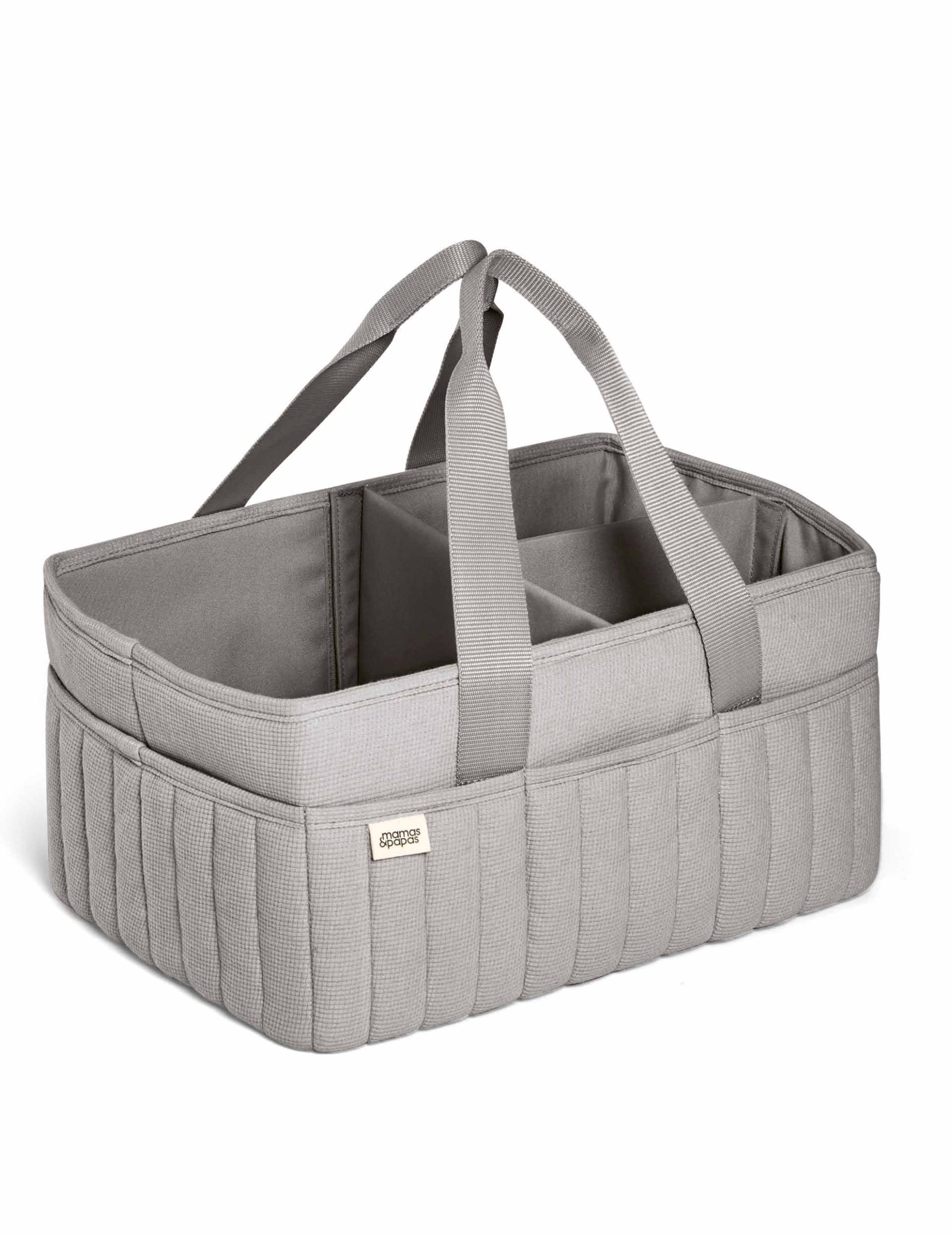 Pure Cotton Waffle Nappy Caddy Bag 2 of 6