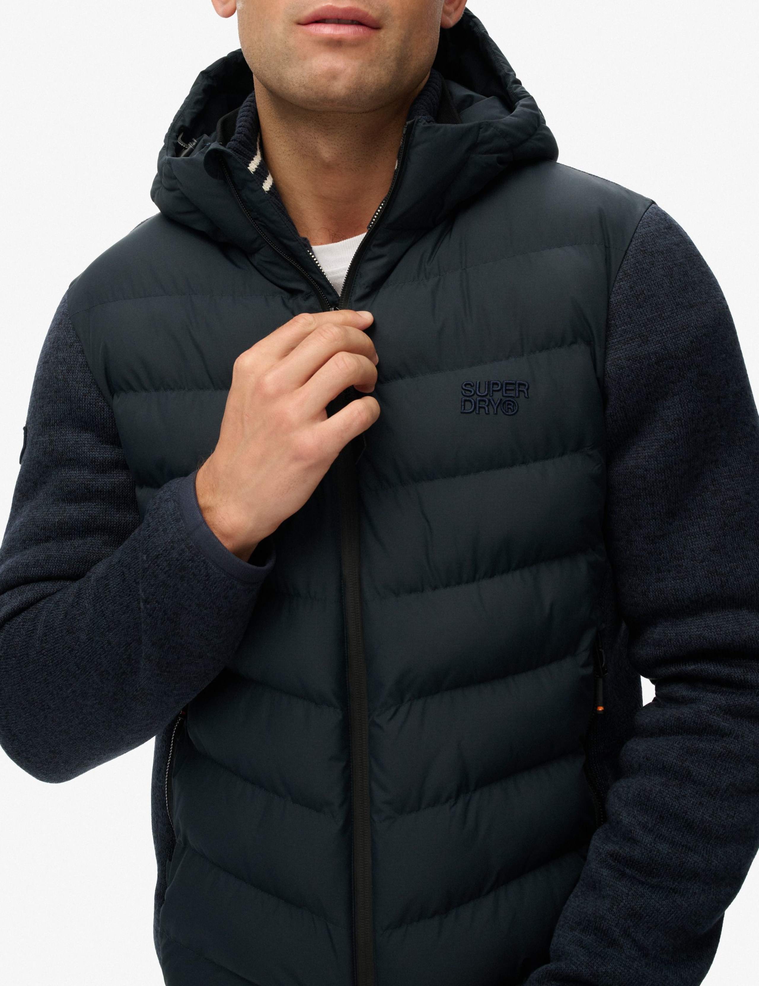 Hooded Storm Knitted Hybrid Jacket 5 of 7