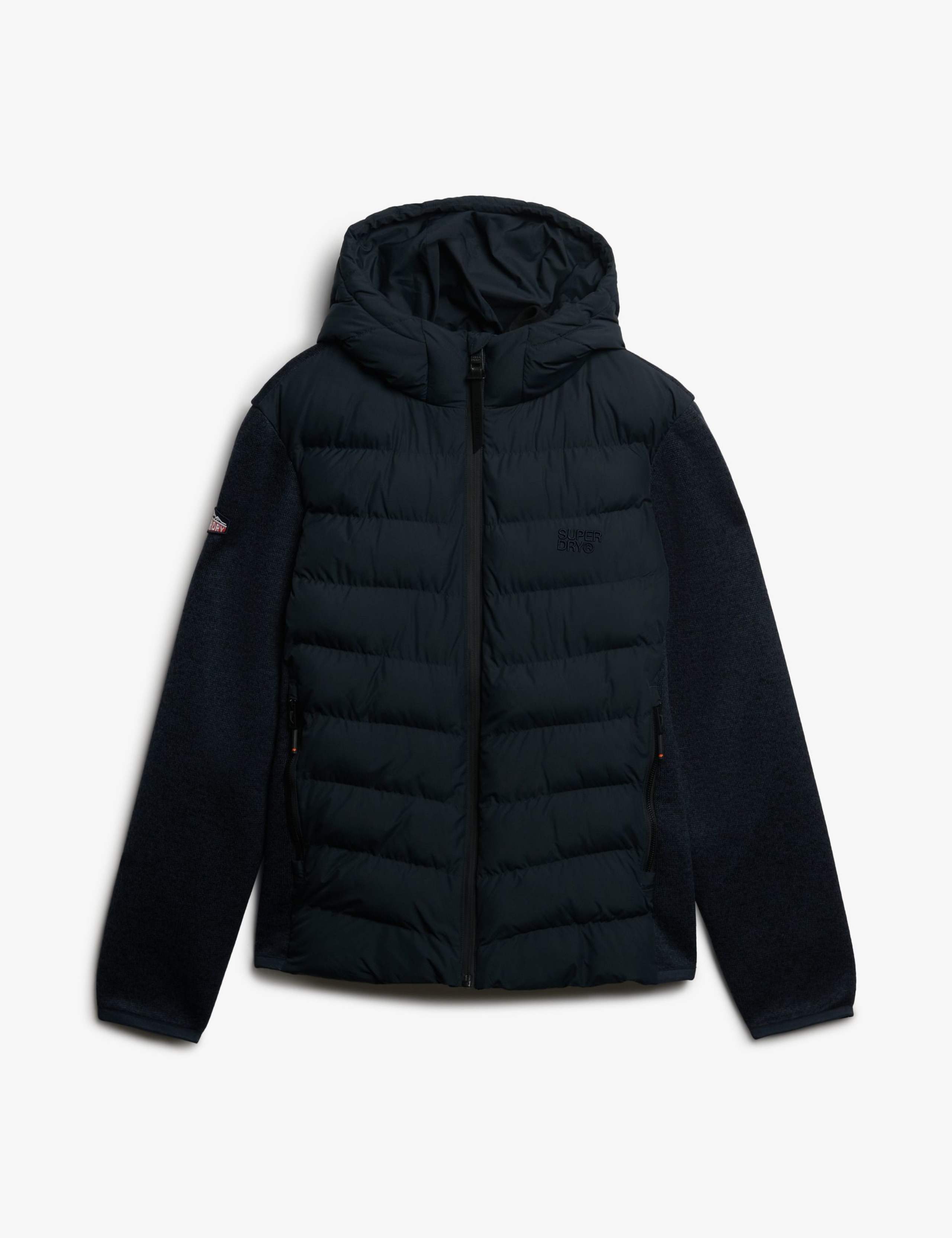 Hooded Storm Knitted Hybrid Jacket 2 of 7