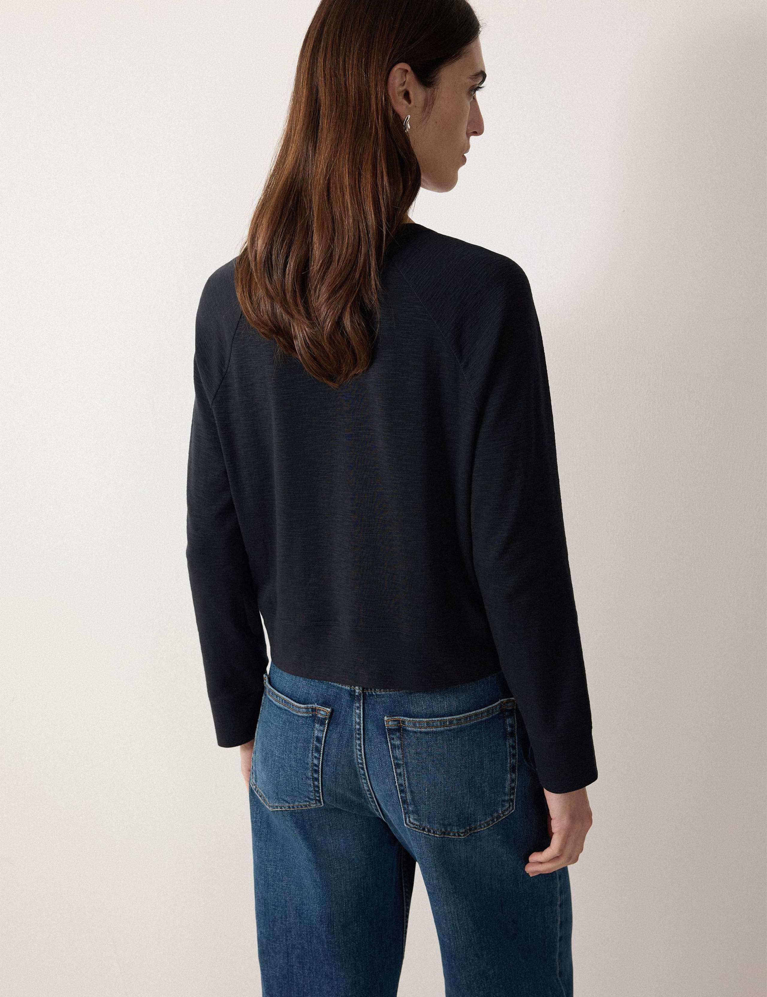 Pure Cotton Crew Neck Cardigan 4 of 5