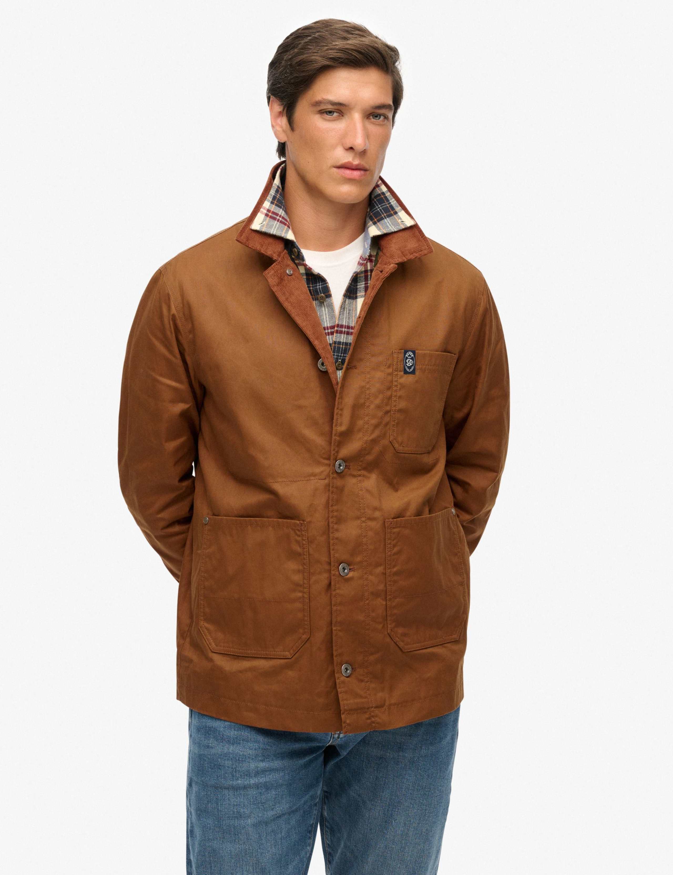 Cotton Rich Waxed Worker Jacket 3 of 8