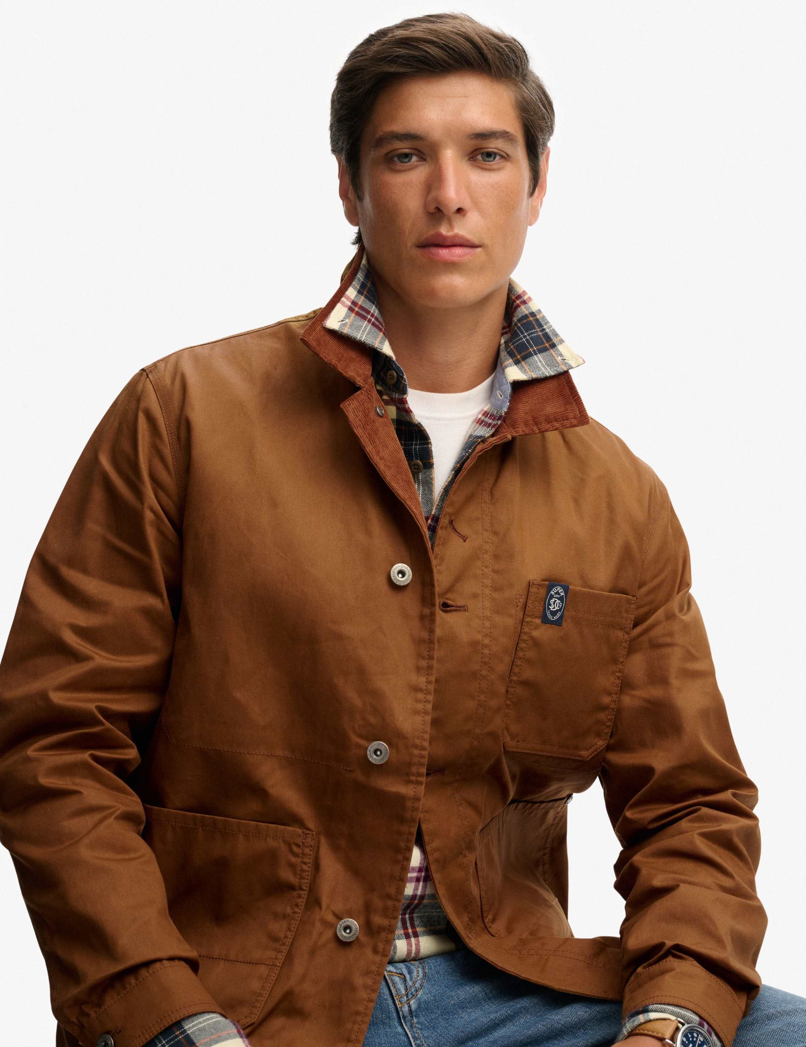 Cotton Rich Waxed Worker Jacket 6 of 8