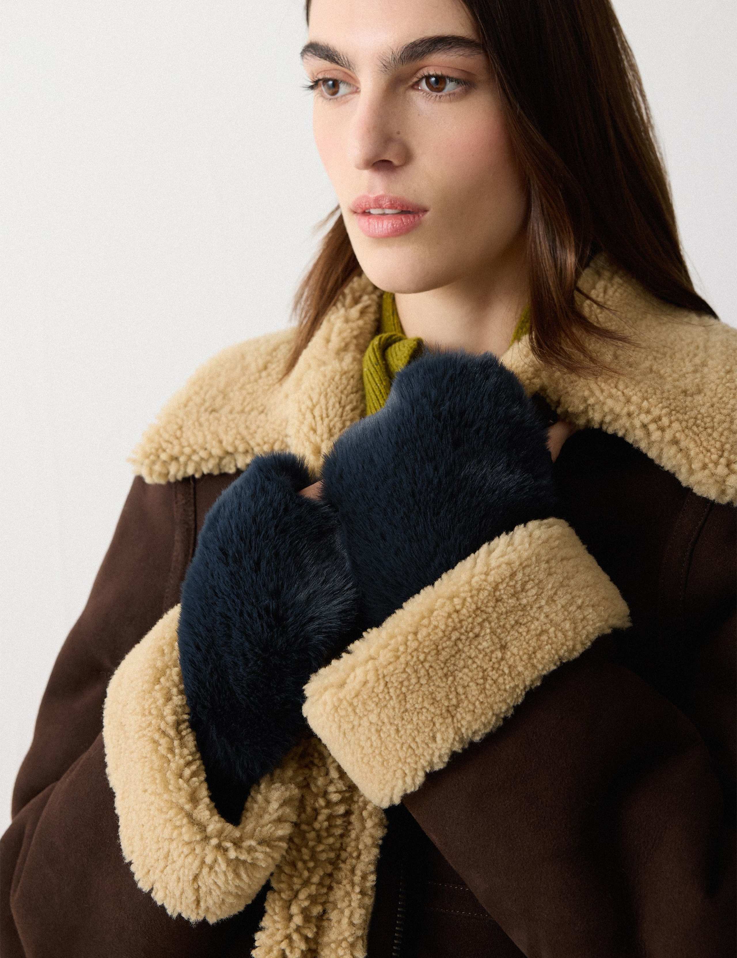 Faux Fur Mittens 5 of 5