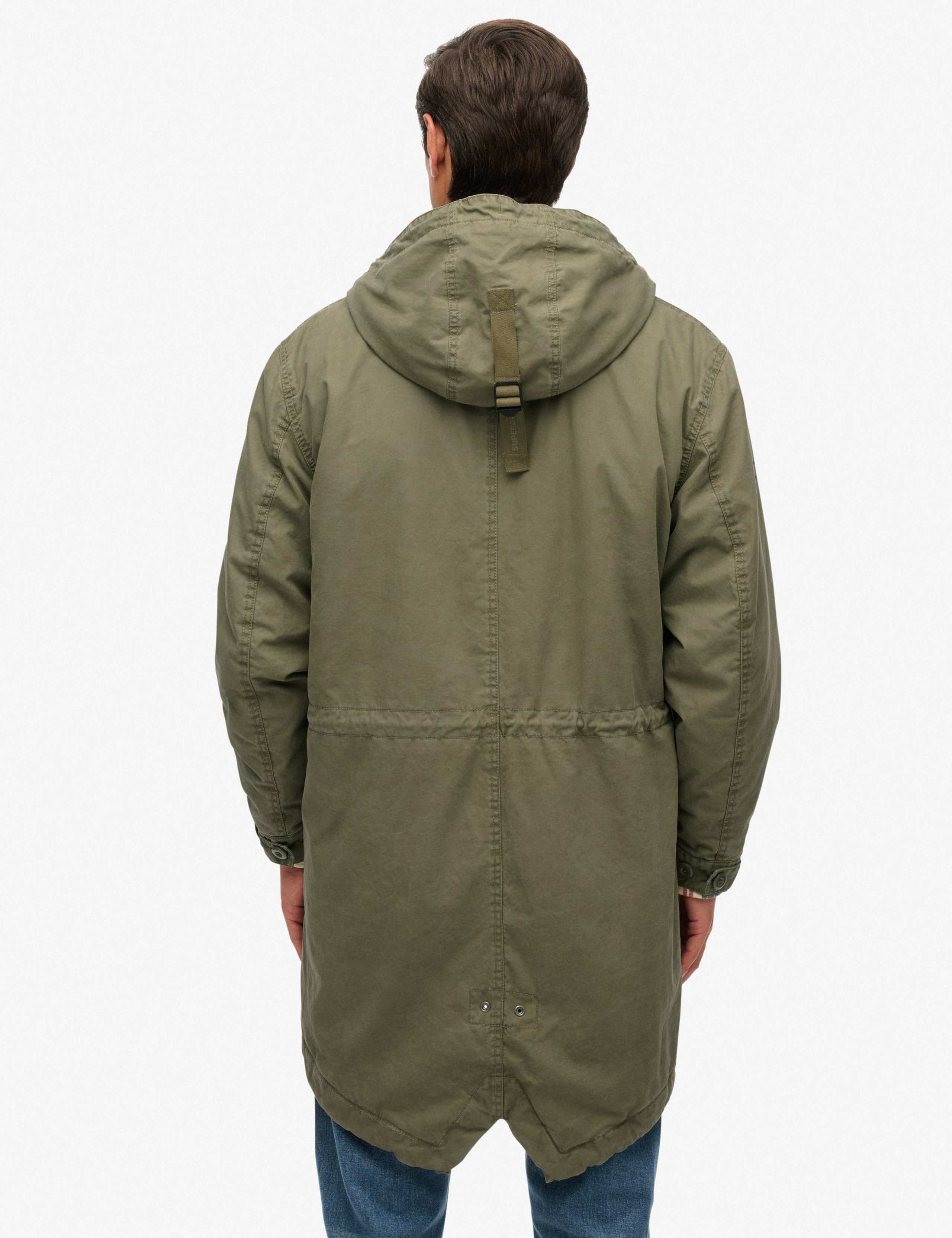 Pure Cotton Hooded Utility Parka Jacket 2 of 4