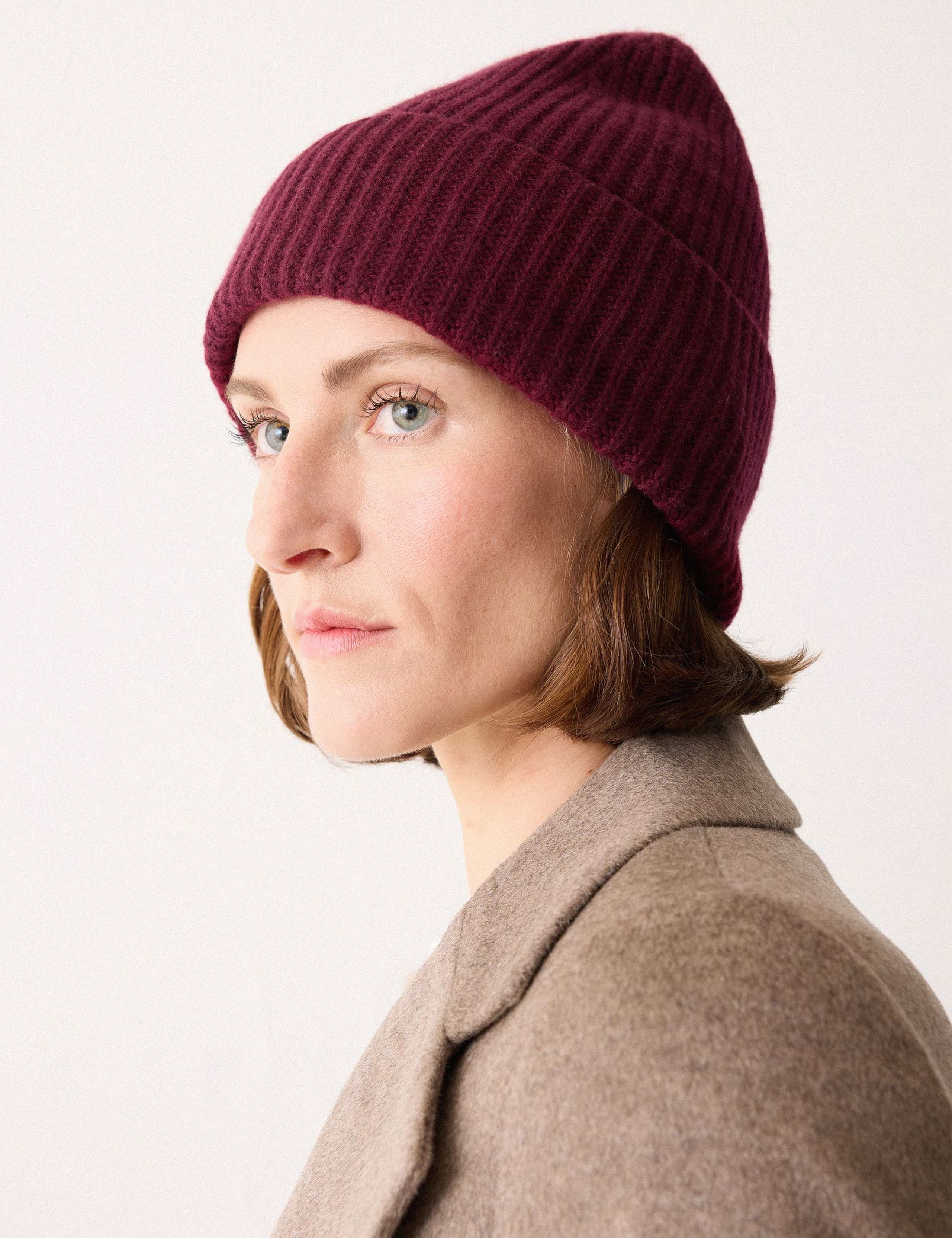 Wool Rich Rib Beanie Hat 2 of 3