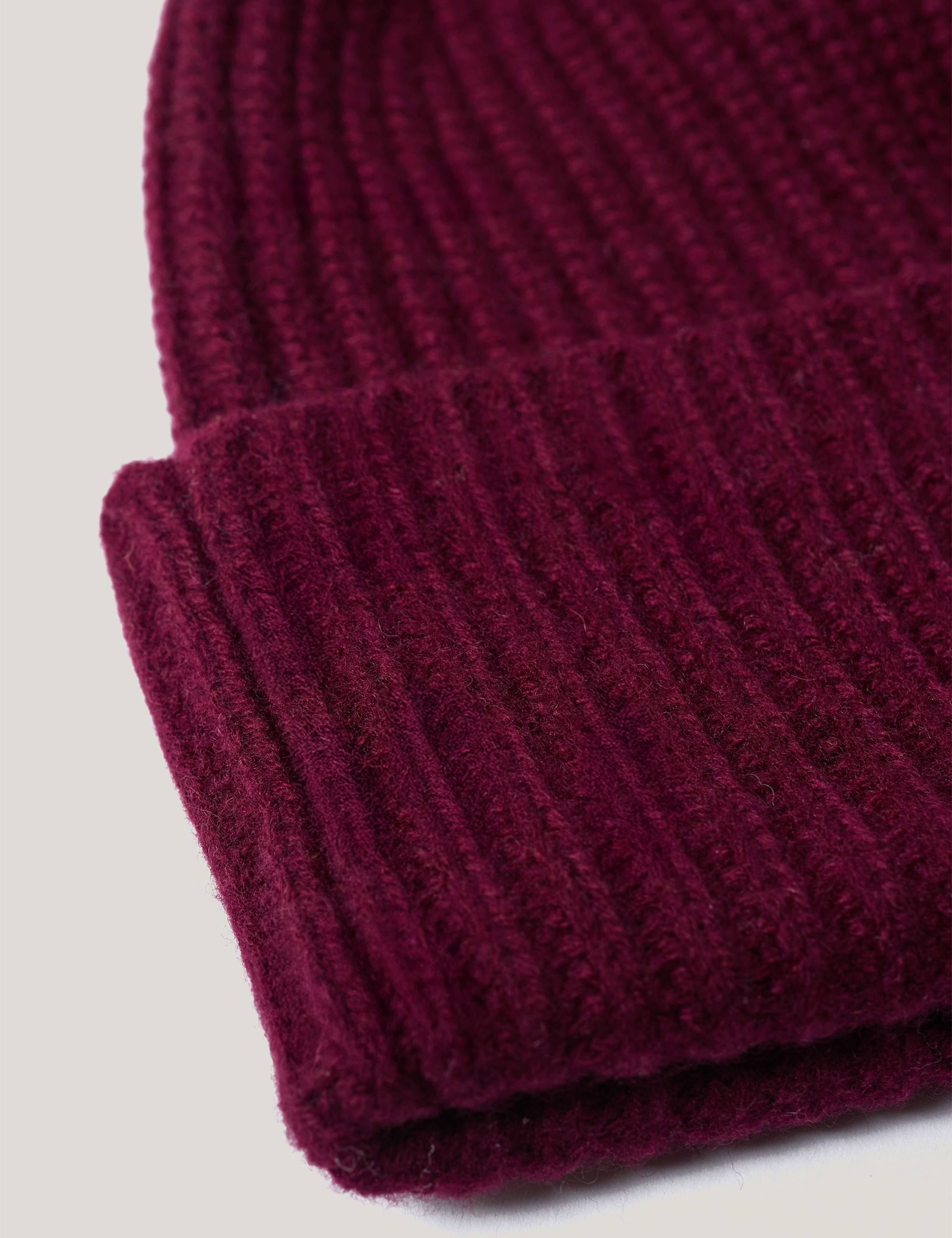 Wool Rich Rib Beanie Hat 3 of 3