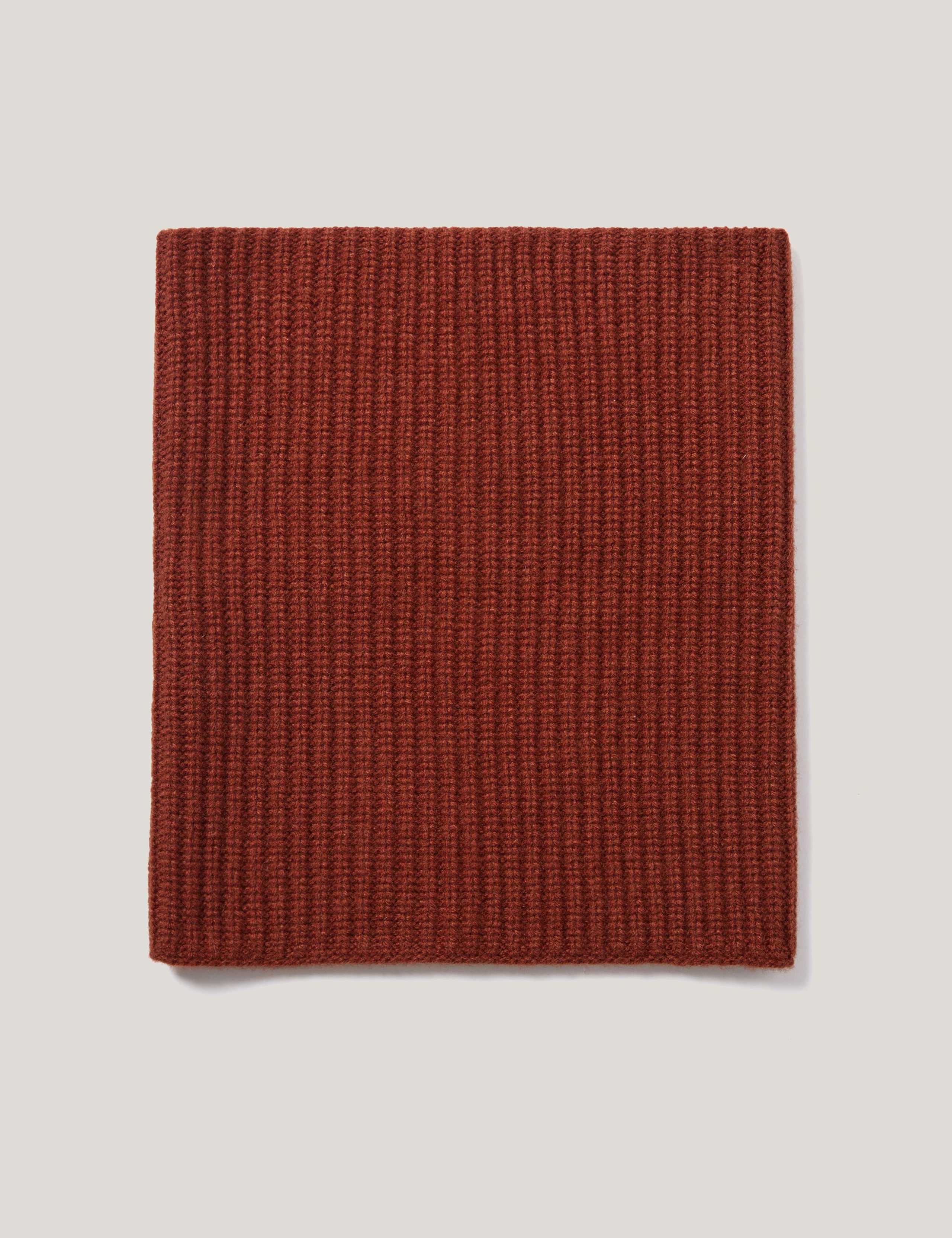 Wool Rich Ribbed Knit Snood 2 of 3