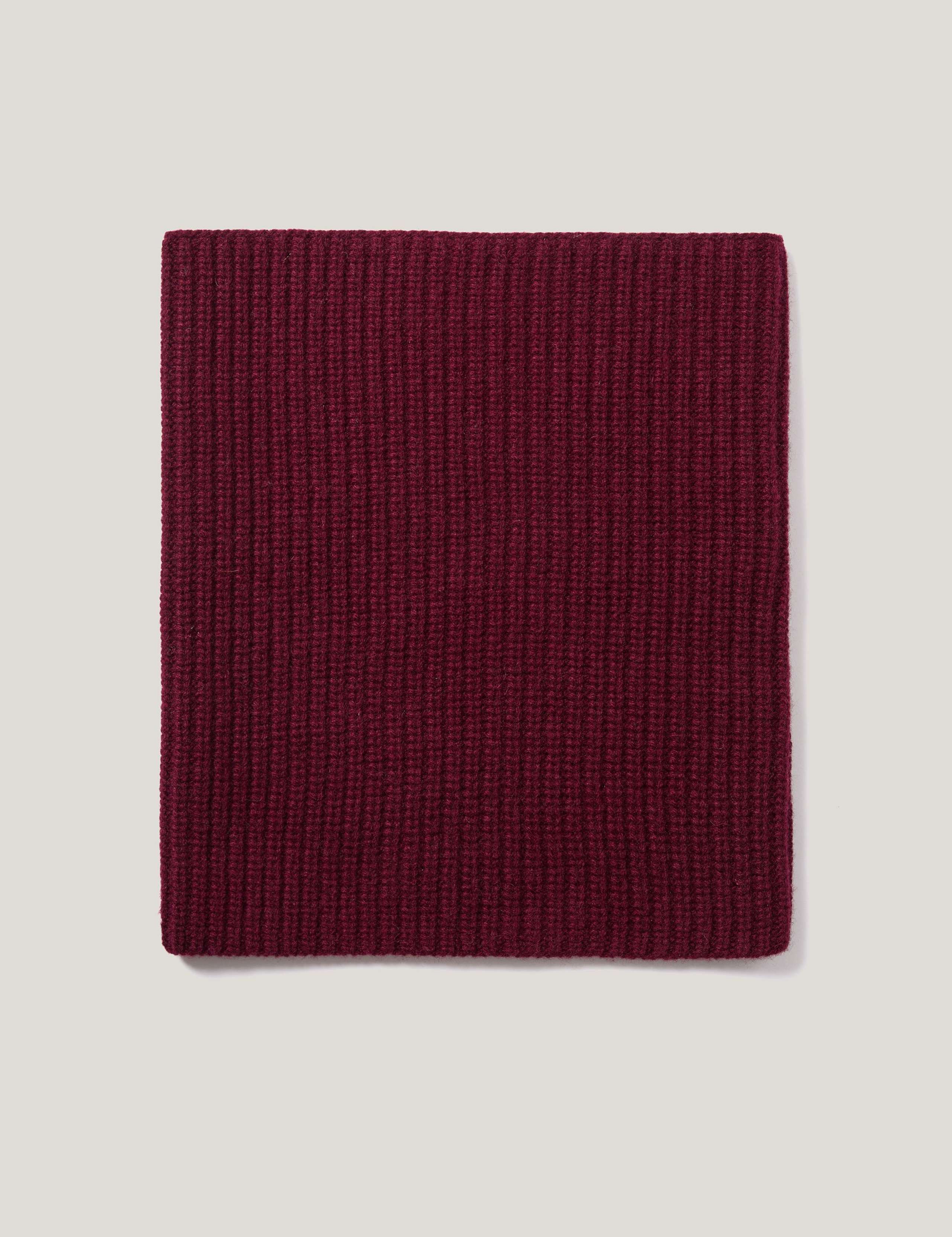 Wool Rich Ribbed Knit Snood 2 of 3