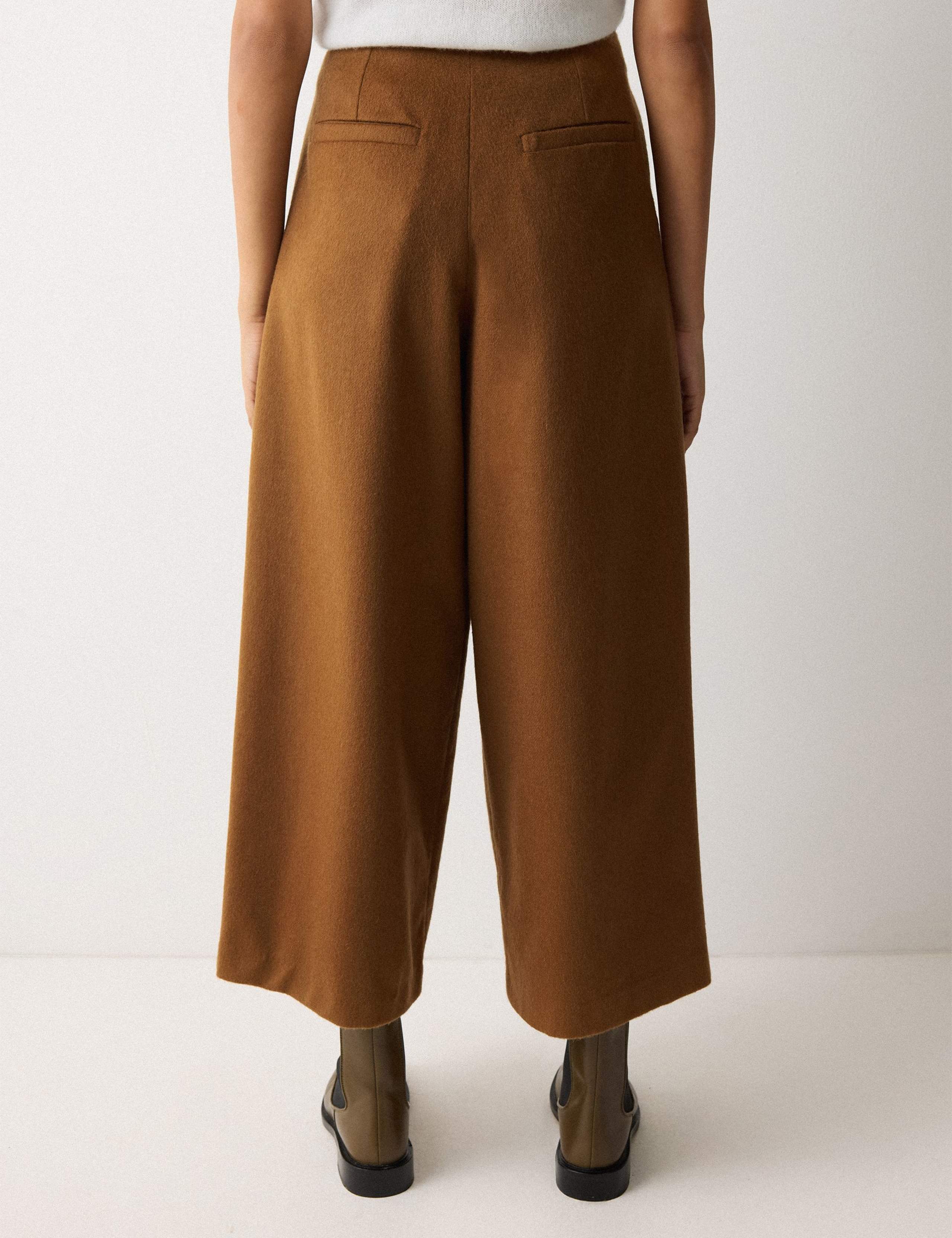 Wool Rich High Waist Wide Leg Trousers 5 of 5