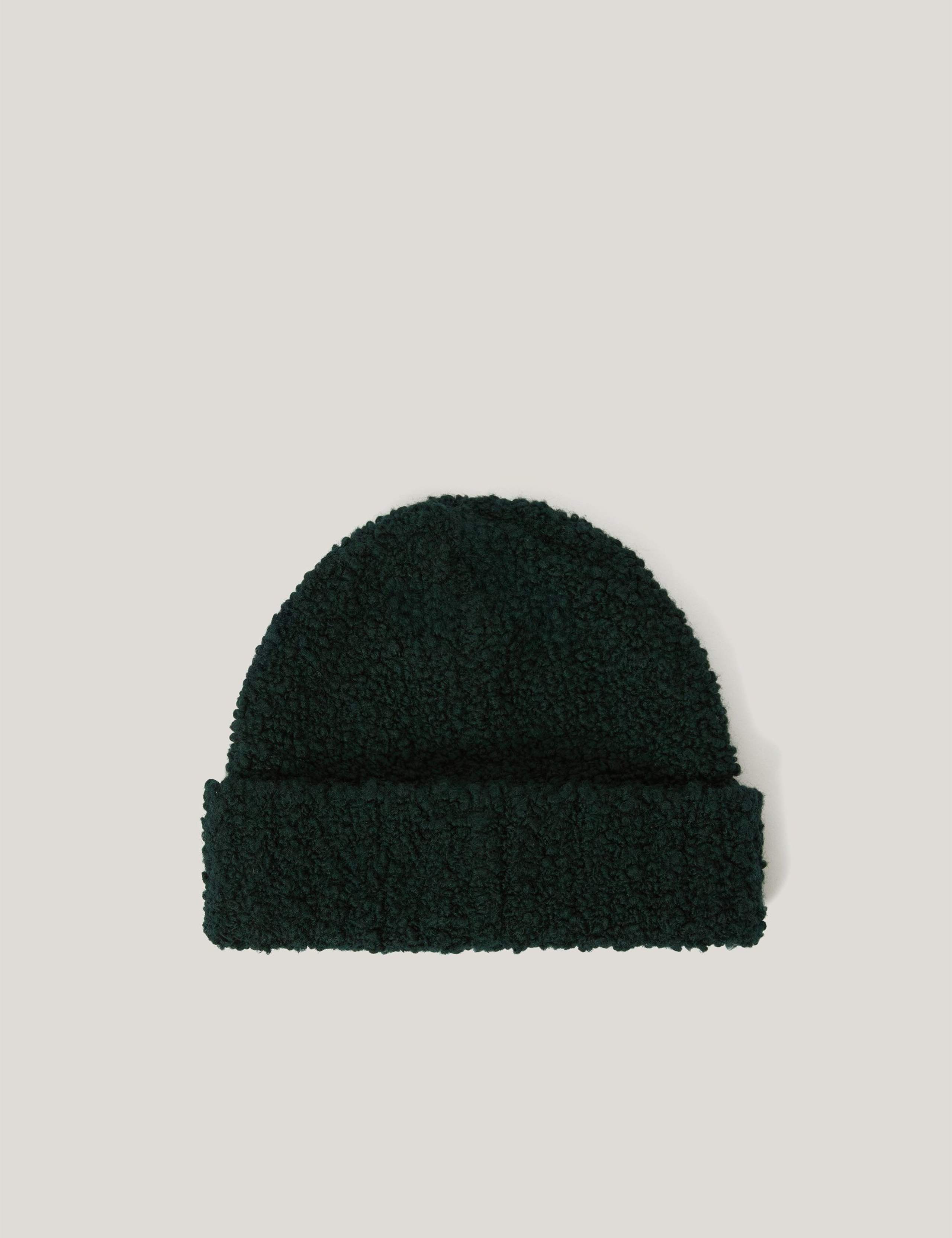 Wool Rich Boucle Beanie Hat 1 of 5