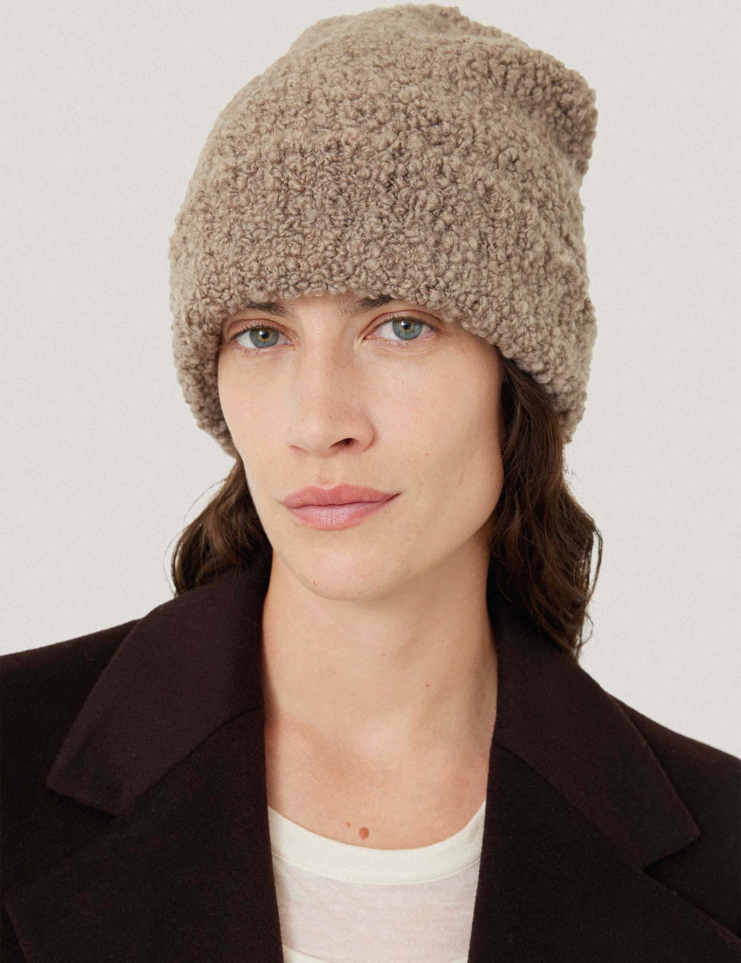 Wool Rich Boucle Beanie Hat 2 of 4