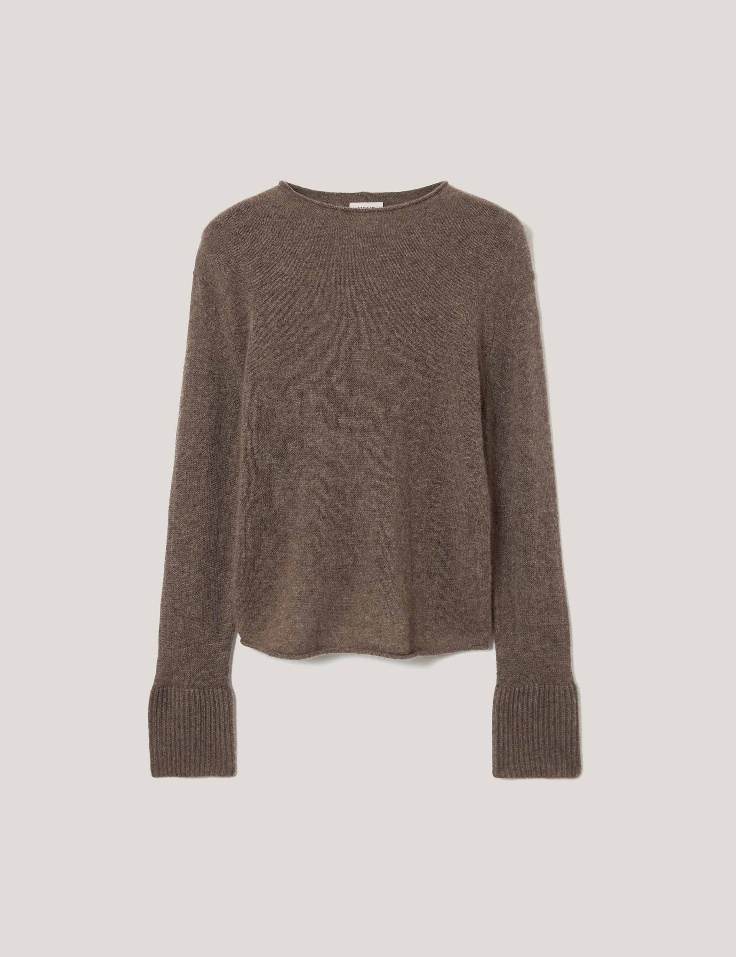 Pure Cashmere Round Neck Fluted Cuff Jumper 2 of 6