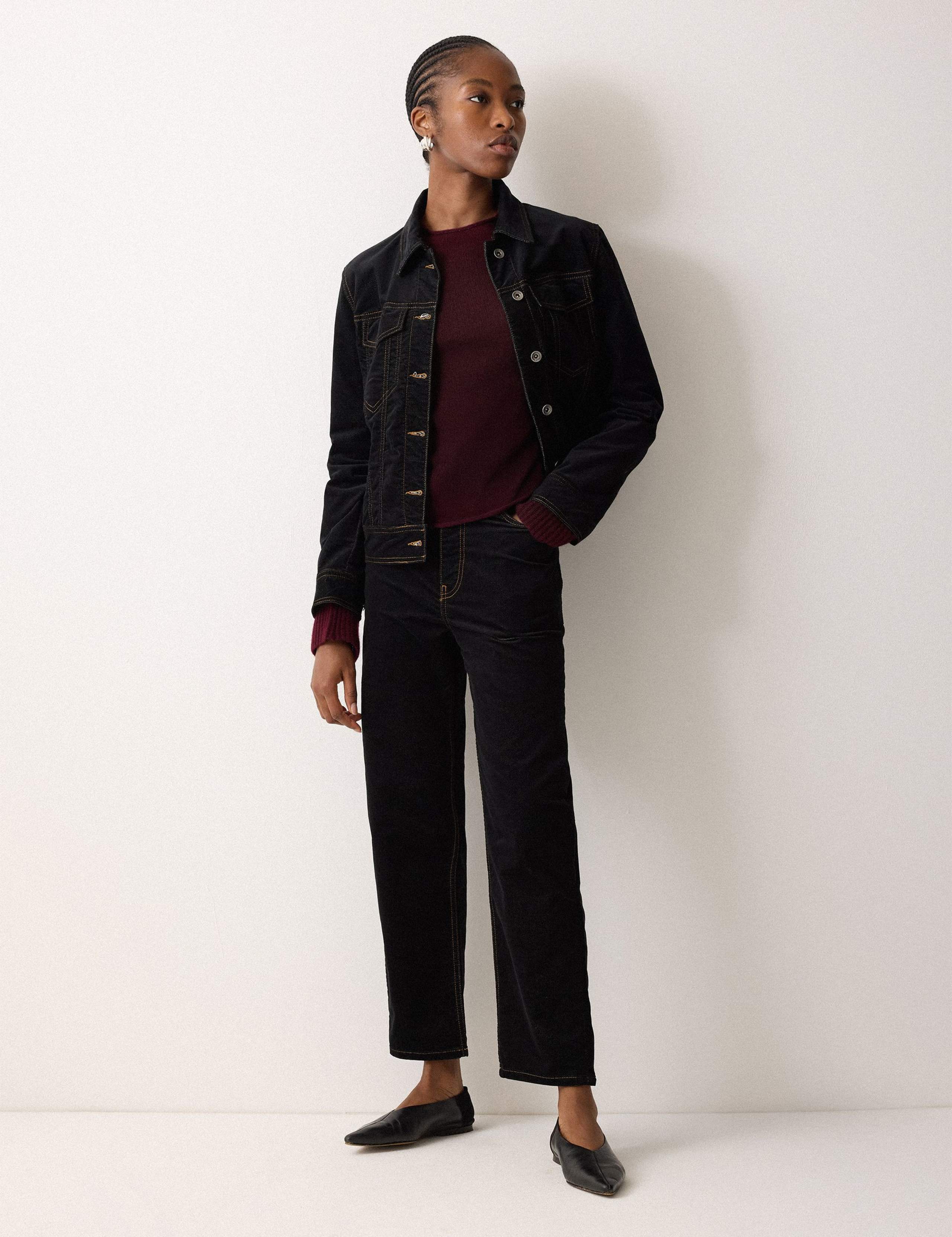 Pure Cashmere Round Neck Fluted Cuff Jumper 5 of 5