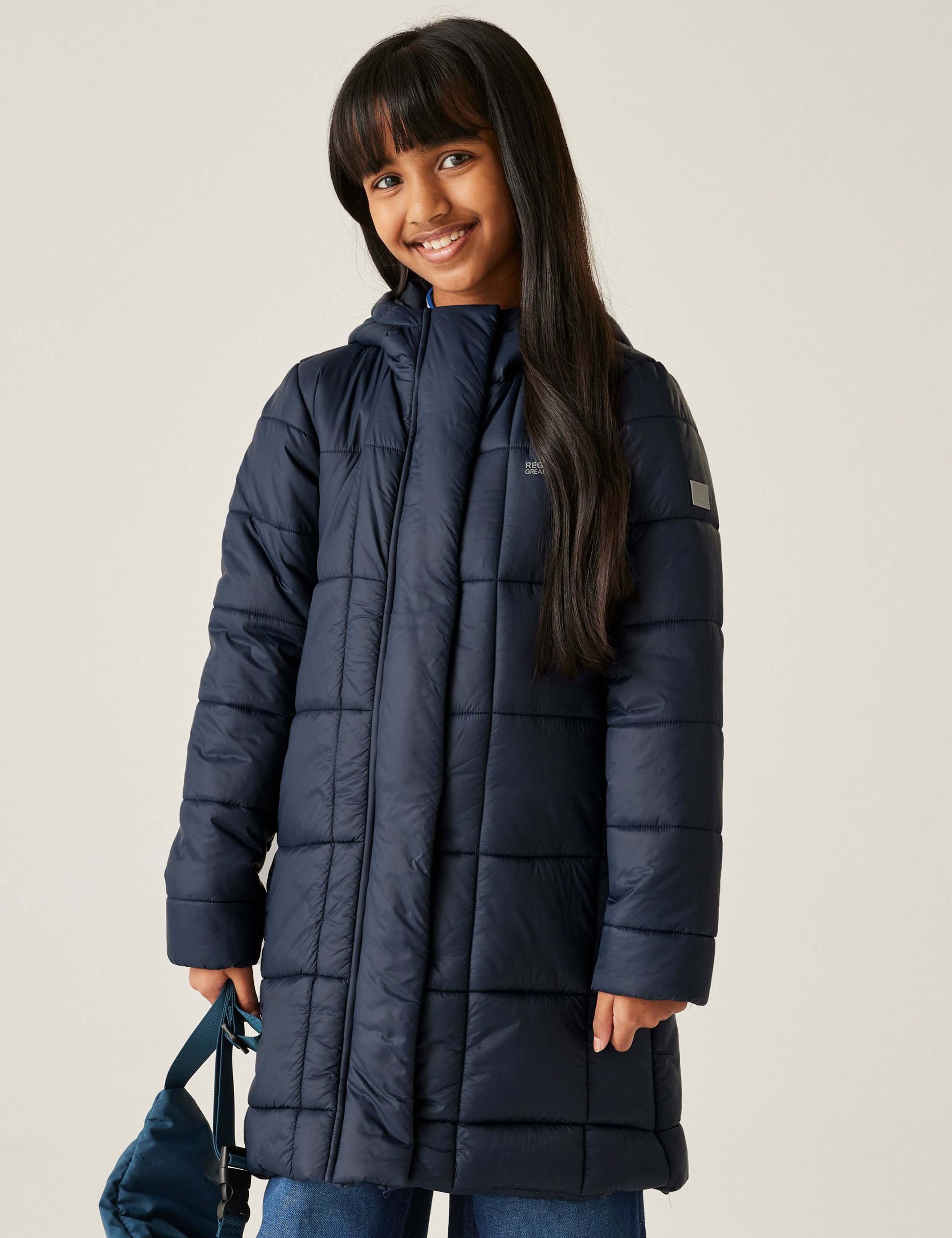 Junior Embrie Hooded Puffer Jacket (3-14 Years) 1 of 8