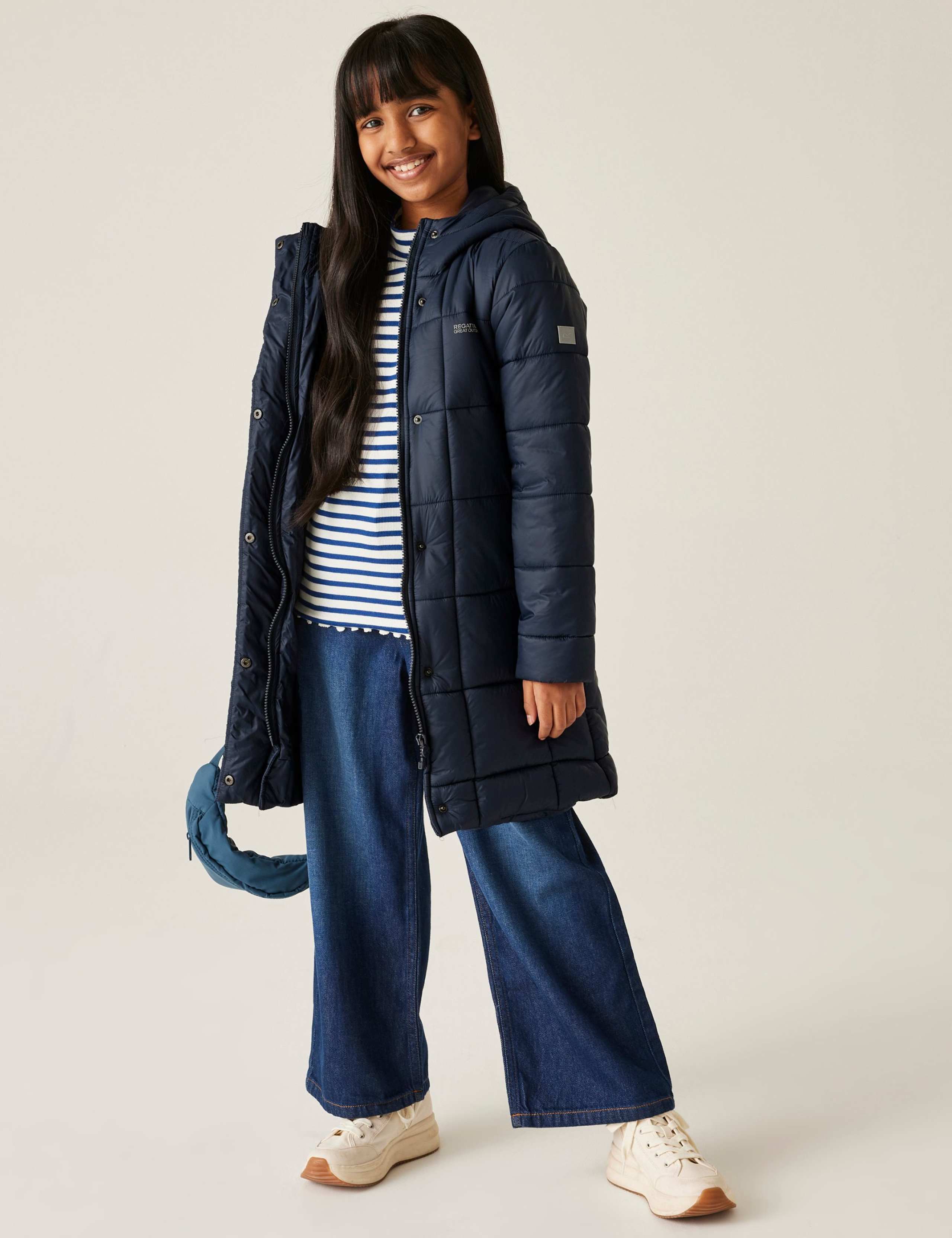 Junior Embrie Hooded Puffer Jacket (3-14 Years) 3 of 8