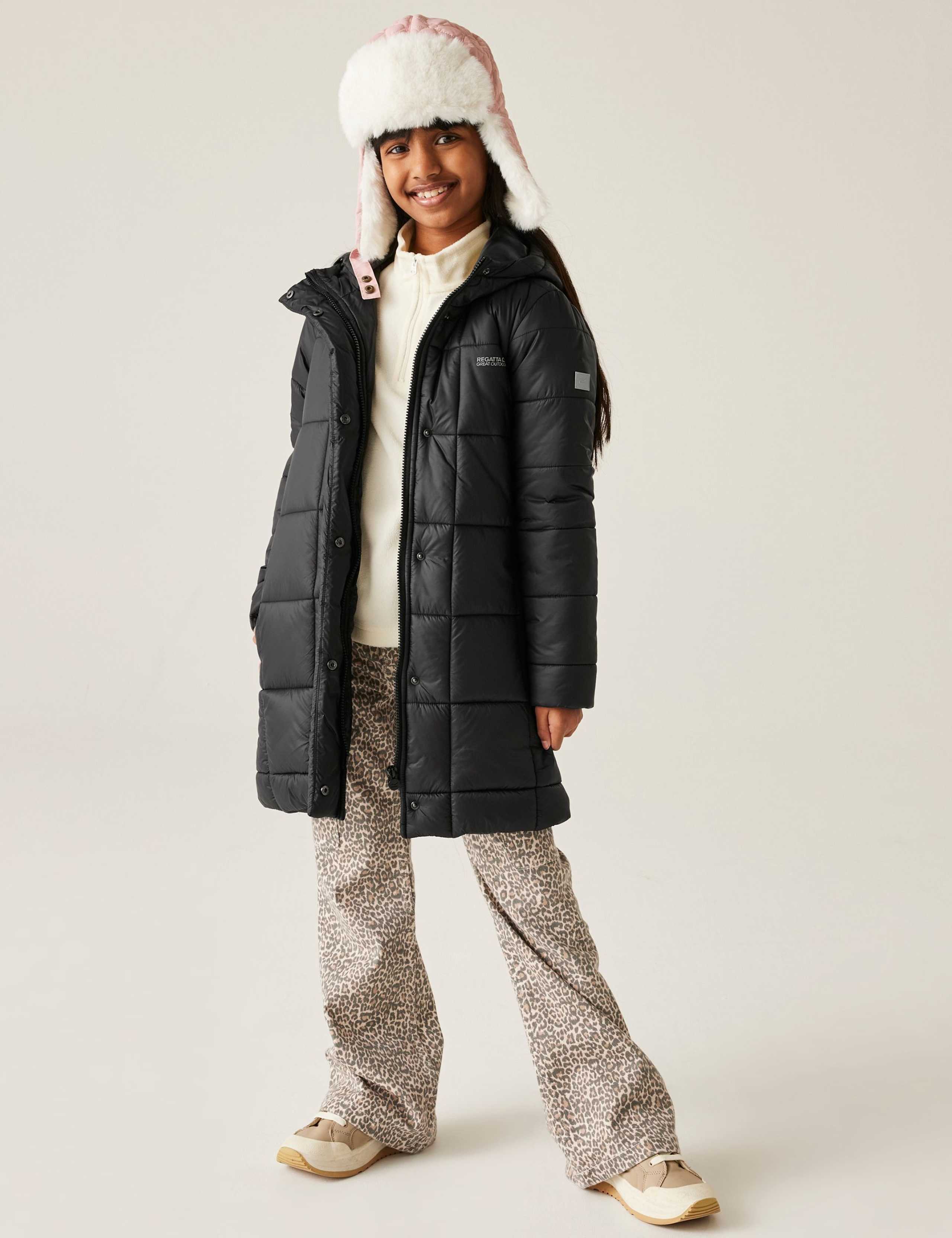 Junior Embrie Hooded Puffer Jacket (3-14 Yrs) 3 of 6