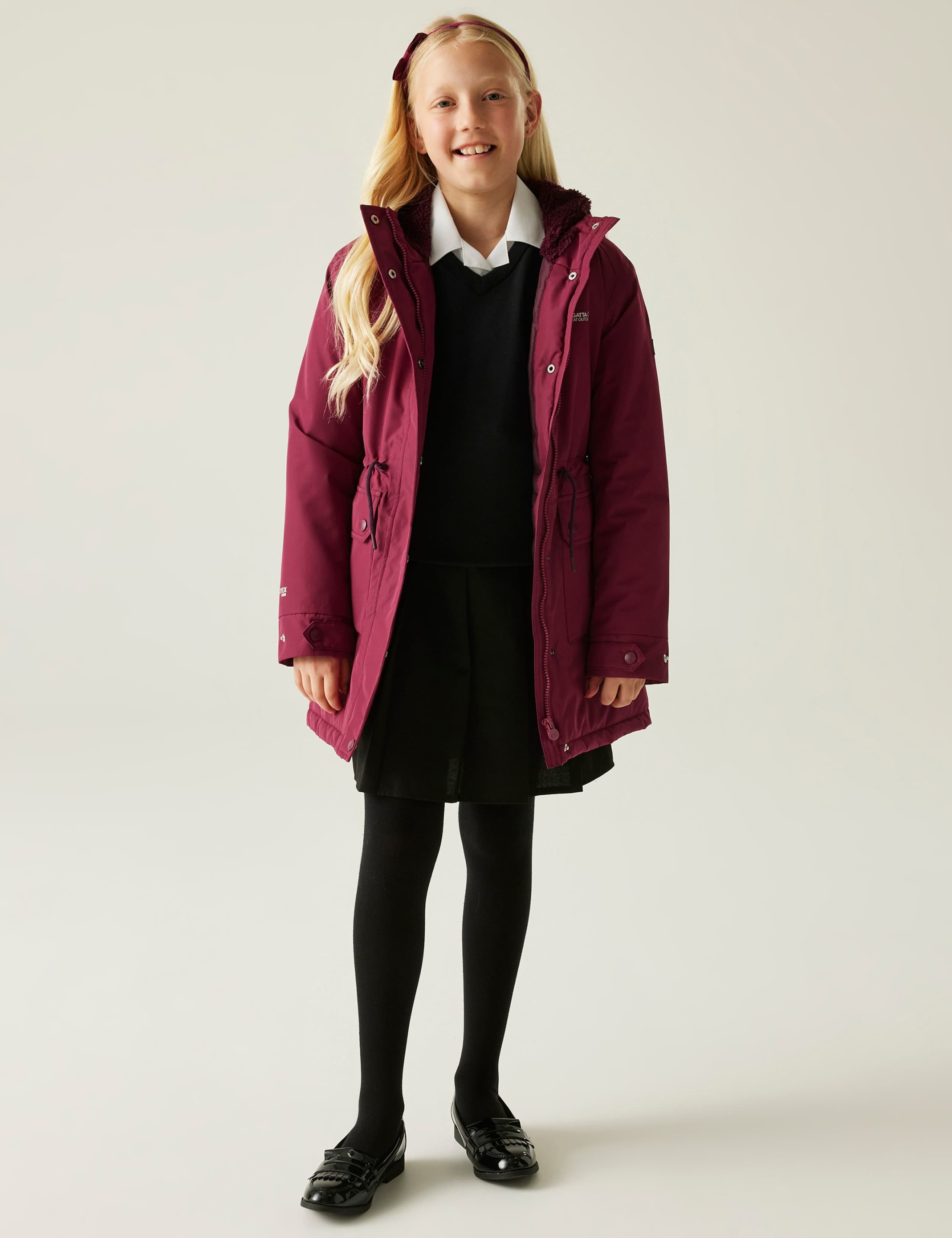 Junior Valenta Waterproof Raincoat (3-14 Yrs) 3 of 8